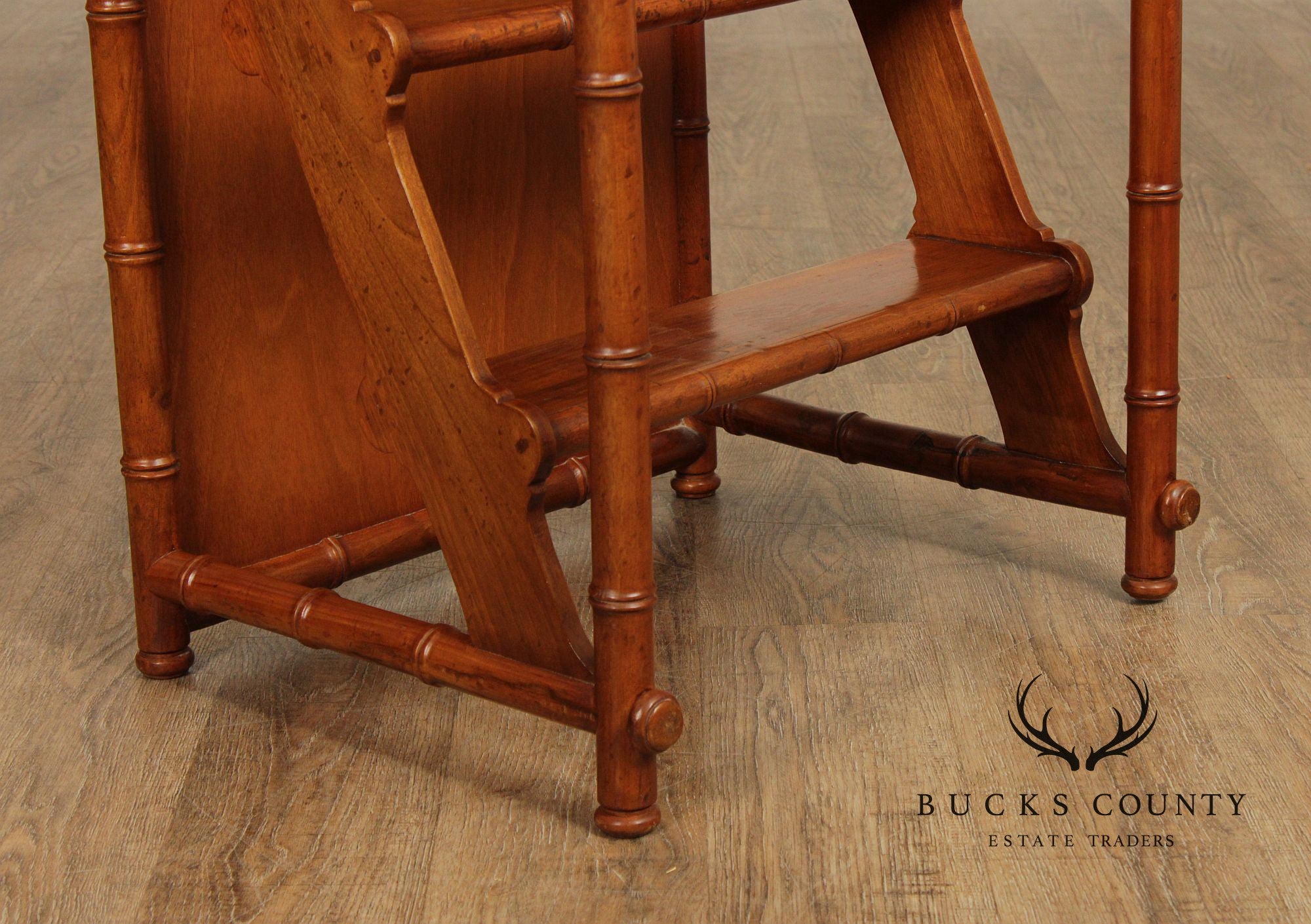 Italian Metamorphic Library Steps and End Table