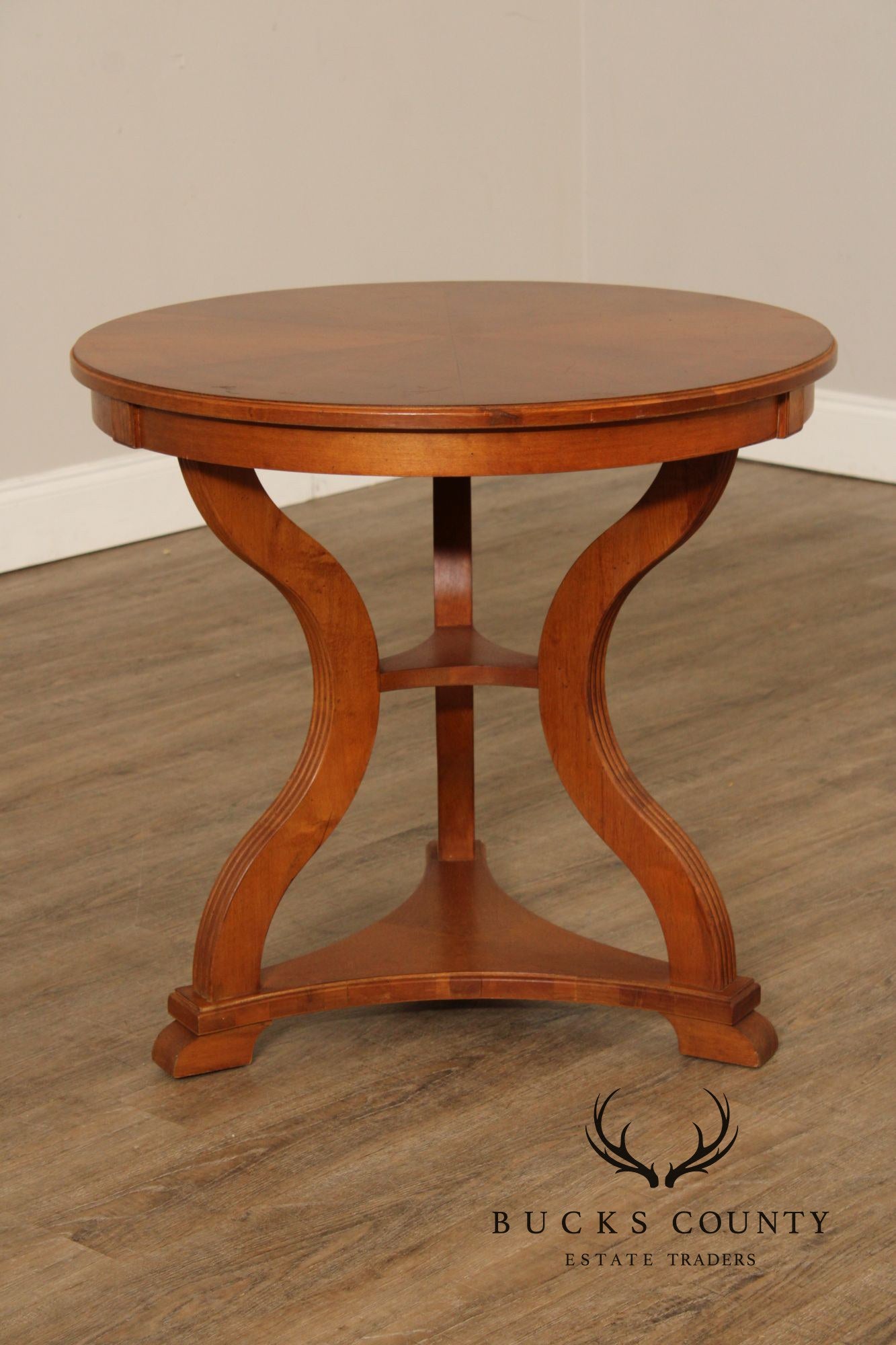 Ethan Allen 'Legacy' Collection Round Top Side Table