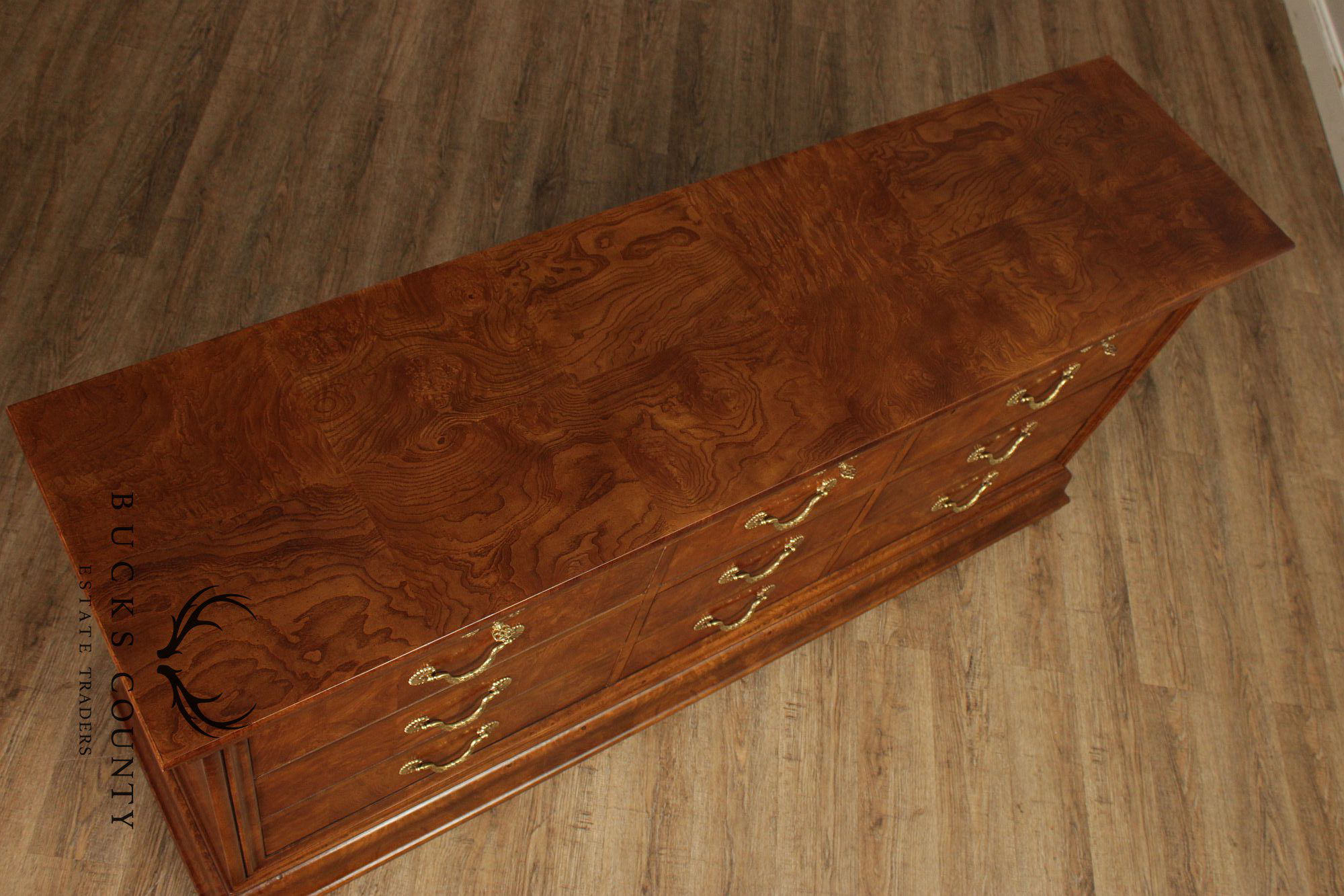 Henredon 'Charles X' Burlwood Long Dresser