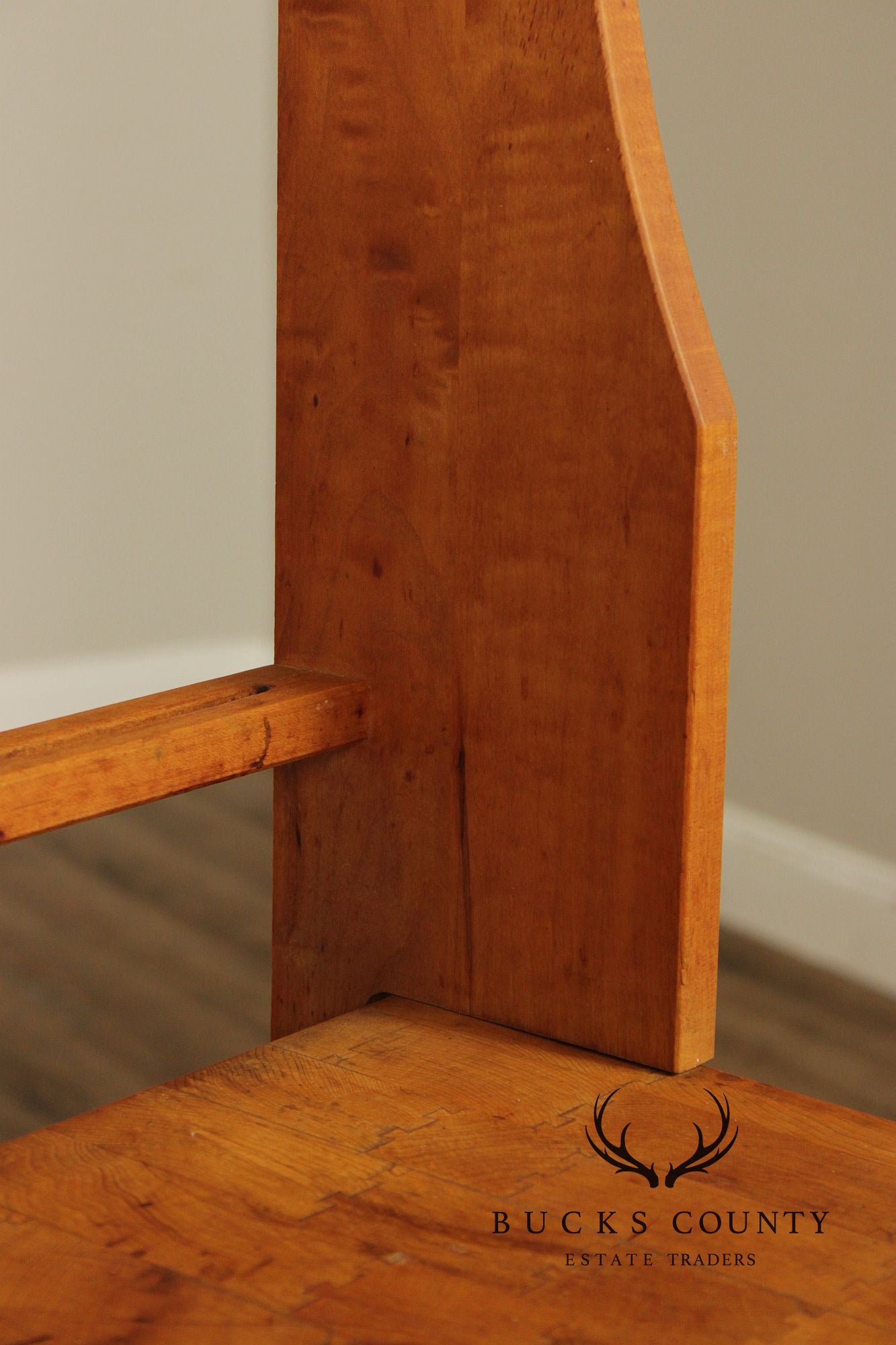 Bally Block Co. Solid Maple Butcher Block Work Table With Upper Rack