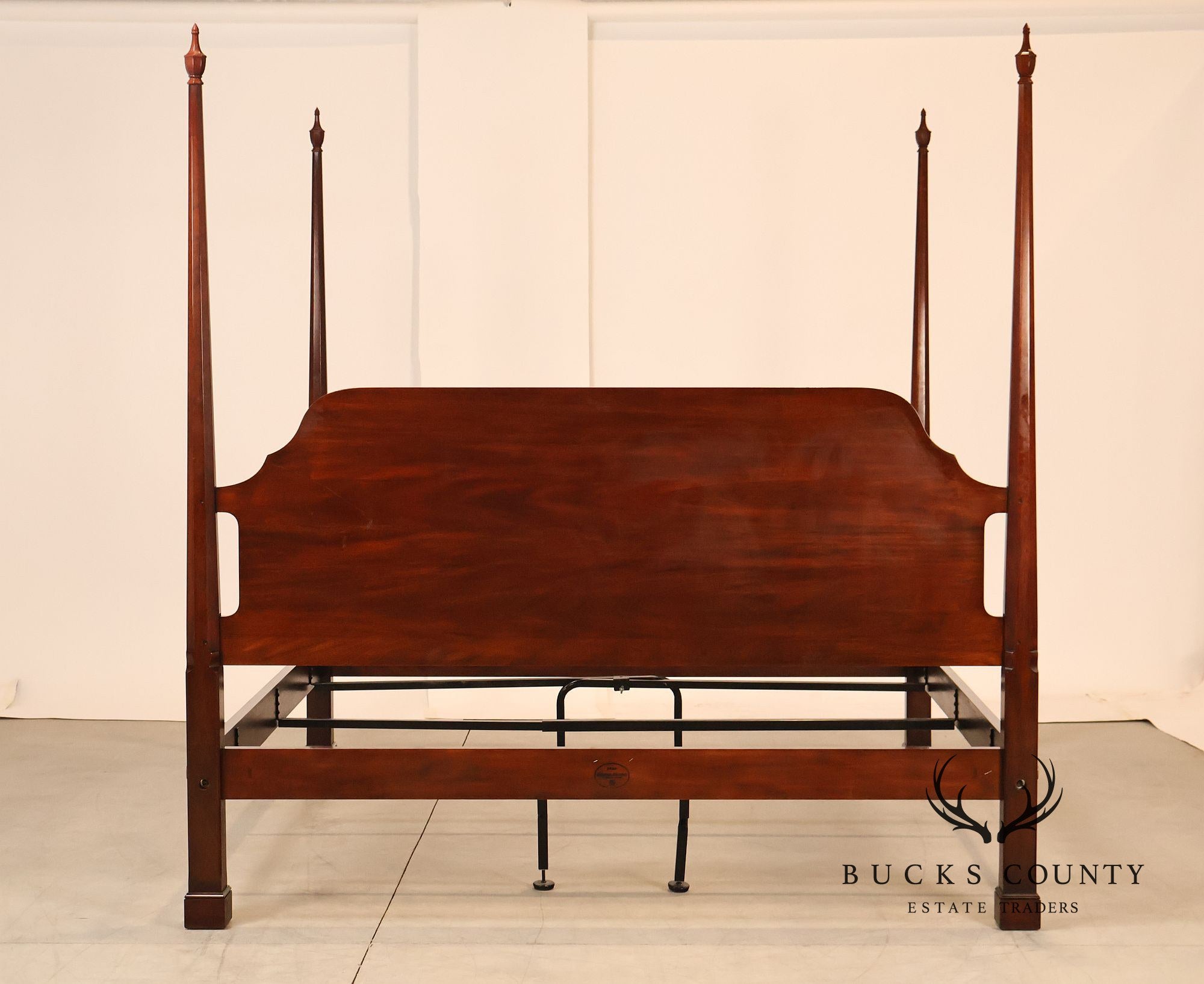 Henkel Harris Solid Mahogany King Size Poster Bed