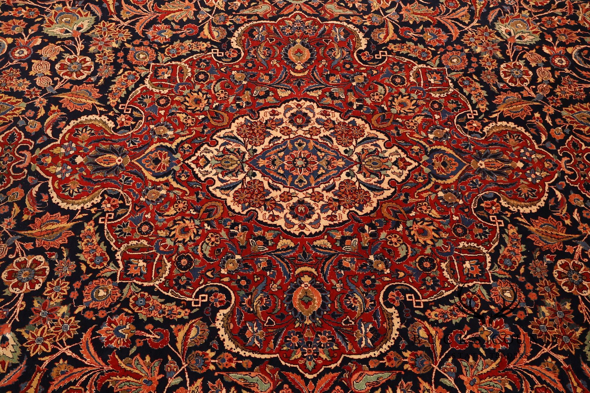 Large Hand Tied Traditional Persian Style Area Rug