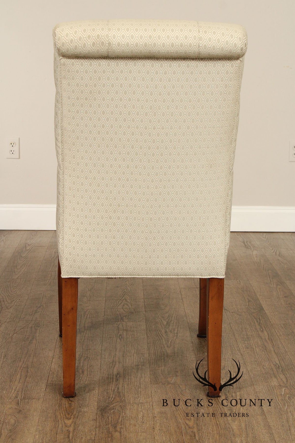 Ethan Allen Button-Tufted Slipper Chair