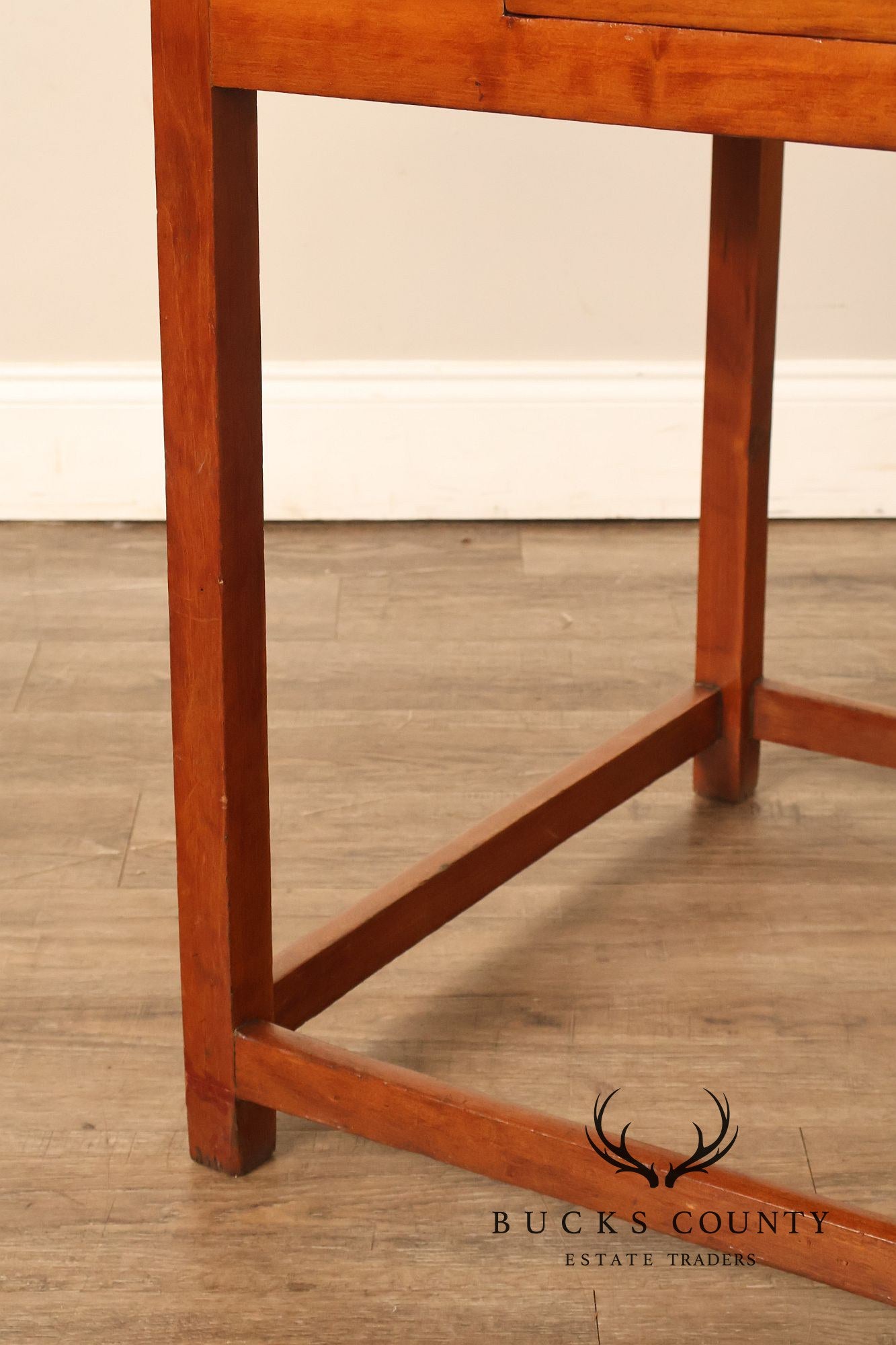 Antique Early American Plank Top Tavern Table