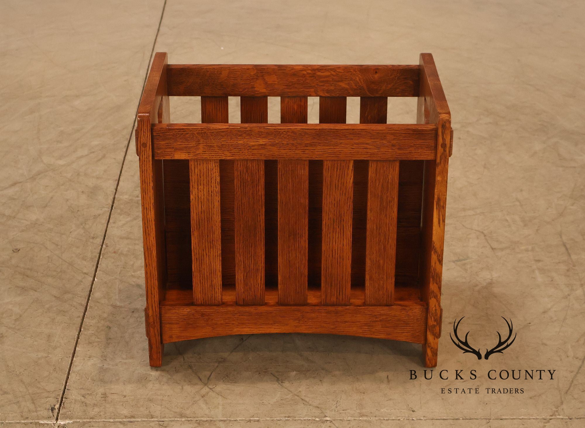 Stickley Mission Collection Oak Magazine Rack