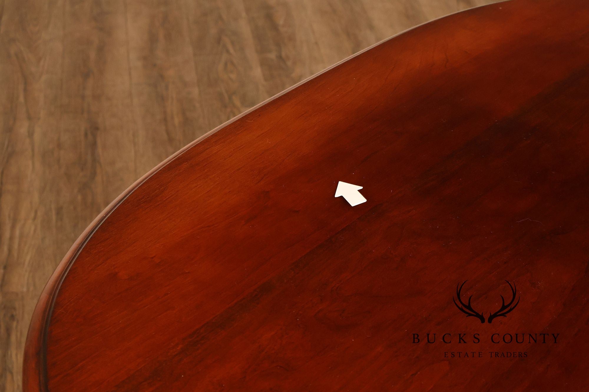 Superior Furniture Company Traditional Oval Cherry Petite Writing Desk