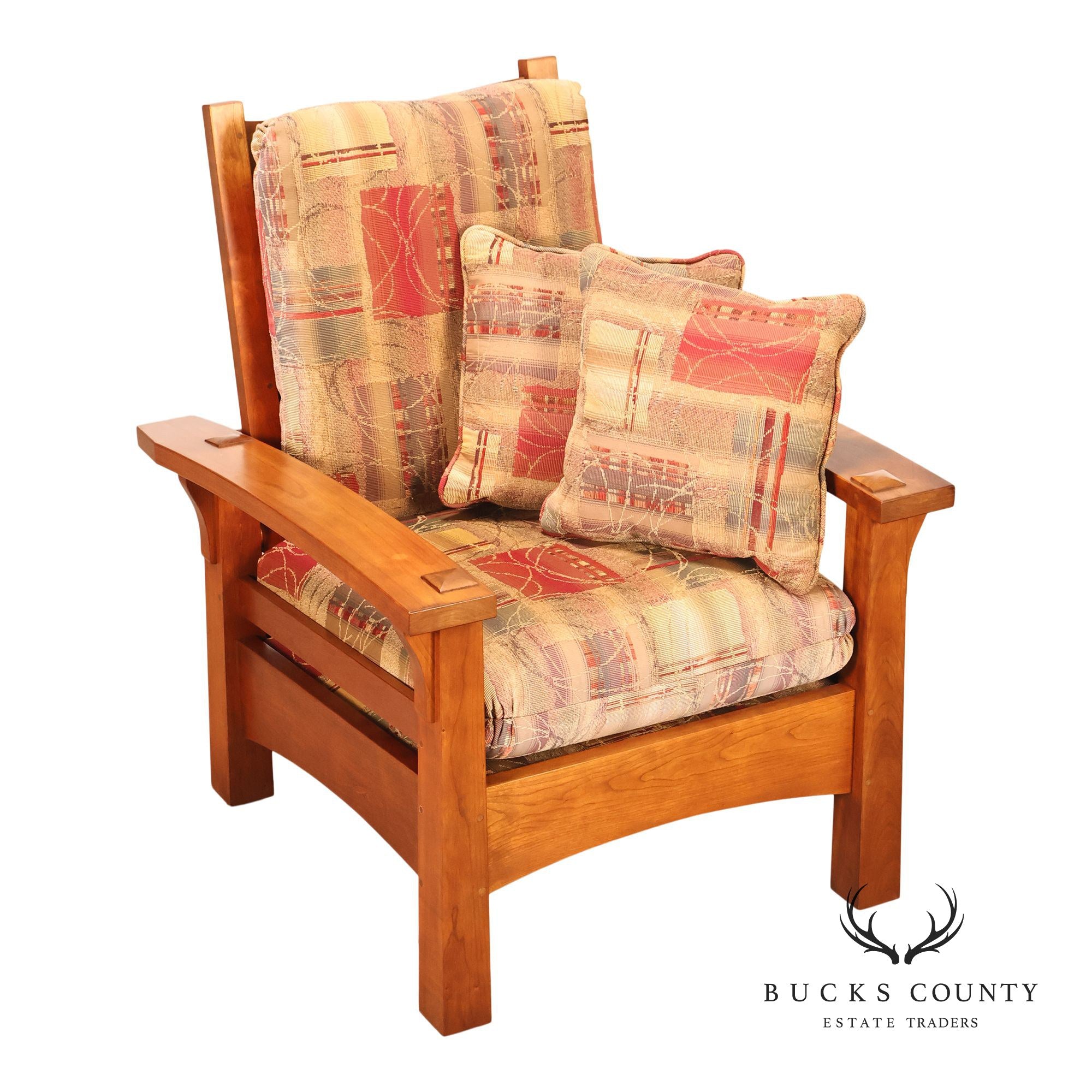 Stickley Mission Collection Cherry "Gus" Morris Chair
