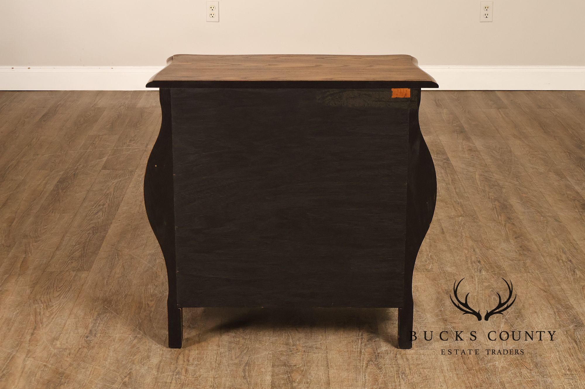 Baker Furniture French Provincial Carved Oak Bombay Chest Nightstands