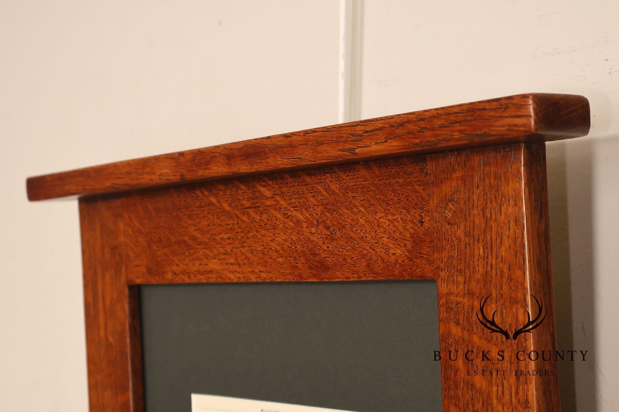Arts And Crafts Mission Style Quarter Sawn Oak Framed Craftsman Print
