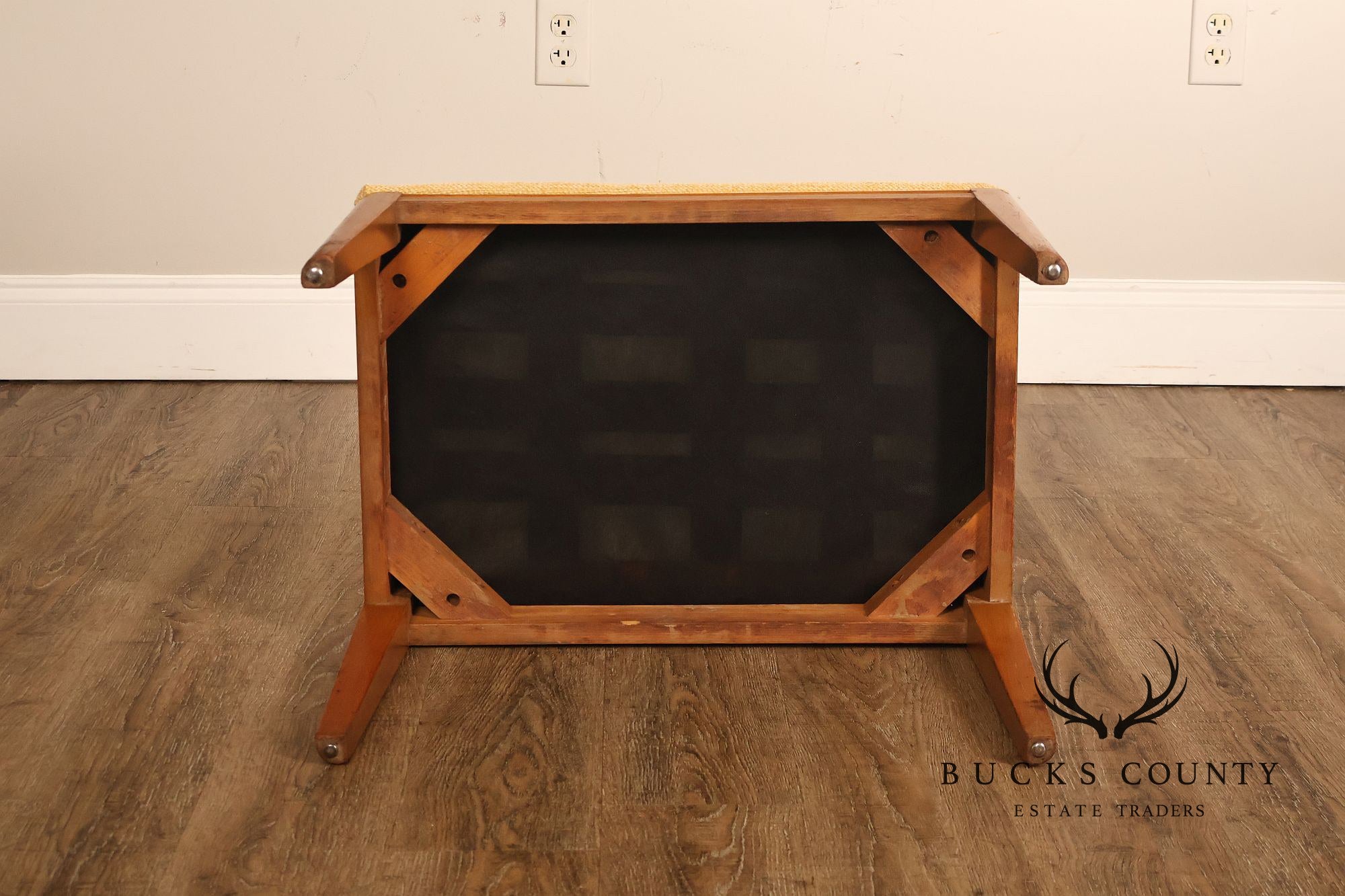 Mid Century Modern Upholstered Vanity Bench