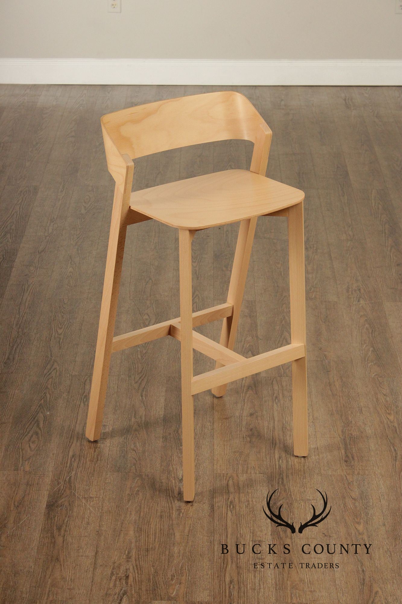 QUALITY BENTWOOD SET OF SIX MERANO BARSTOOLS BY TON