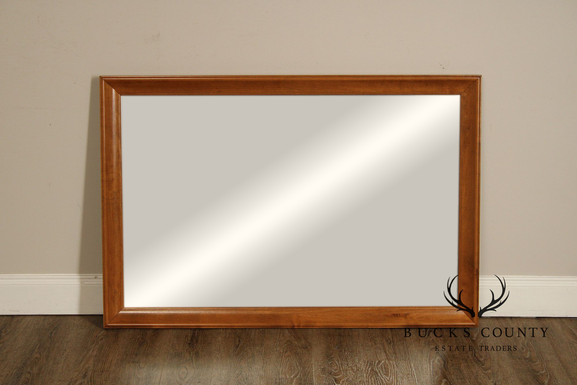 Ethan Allen Heirloom Nutmeg Maple Wall Mirror