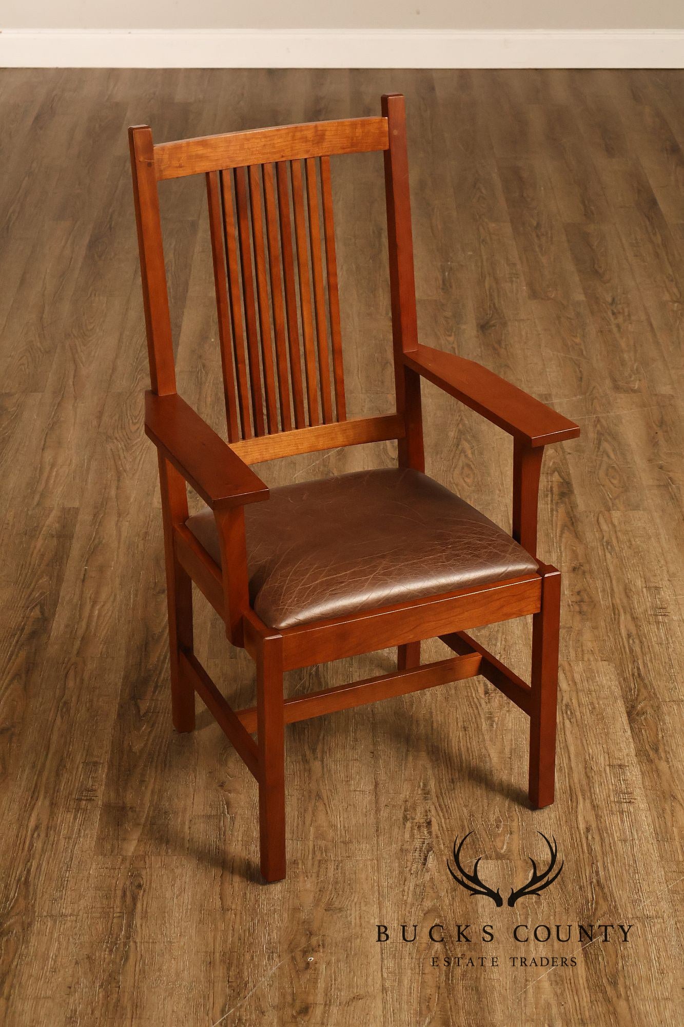 Stickley Mission Collection Set Of 6 Cherry Dining Chairs
