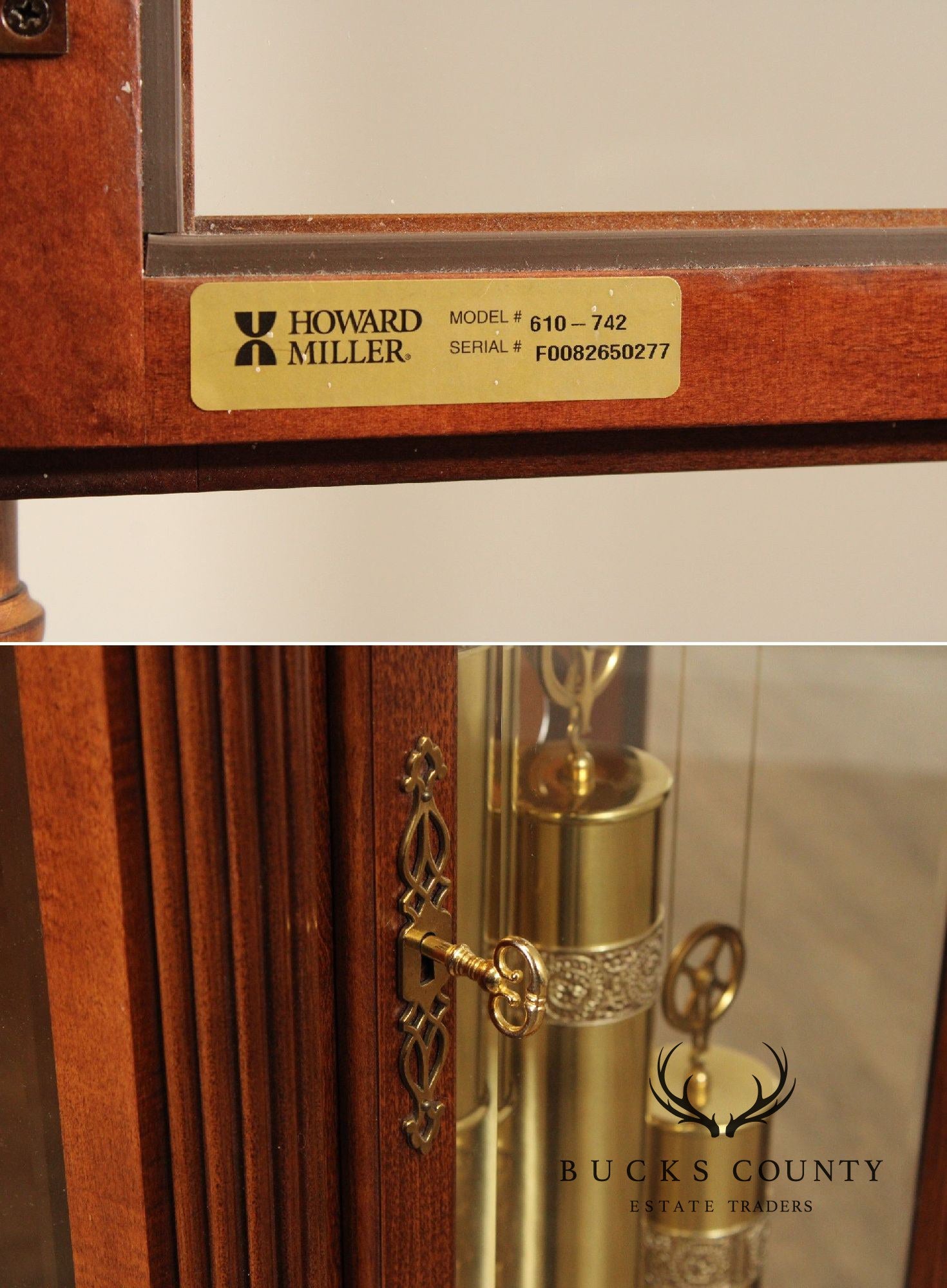 Howard Miller 'Westbourne' Mahogany Grandfather Clock