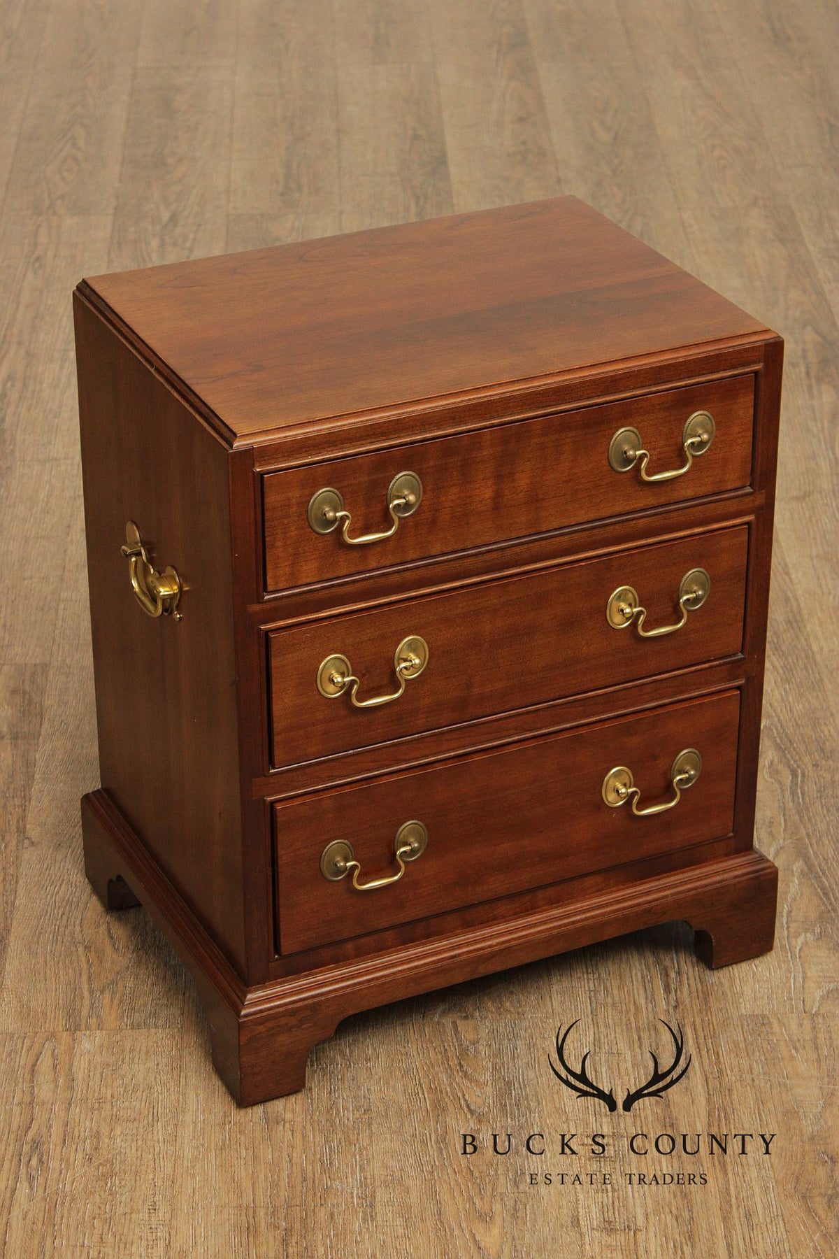 Stickley Chippendale Style Cherry Bachelor's Chest Nightstand