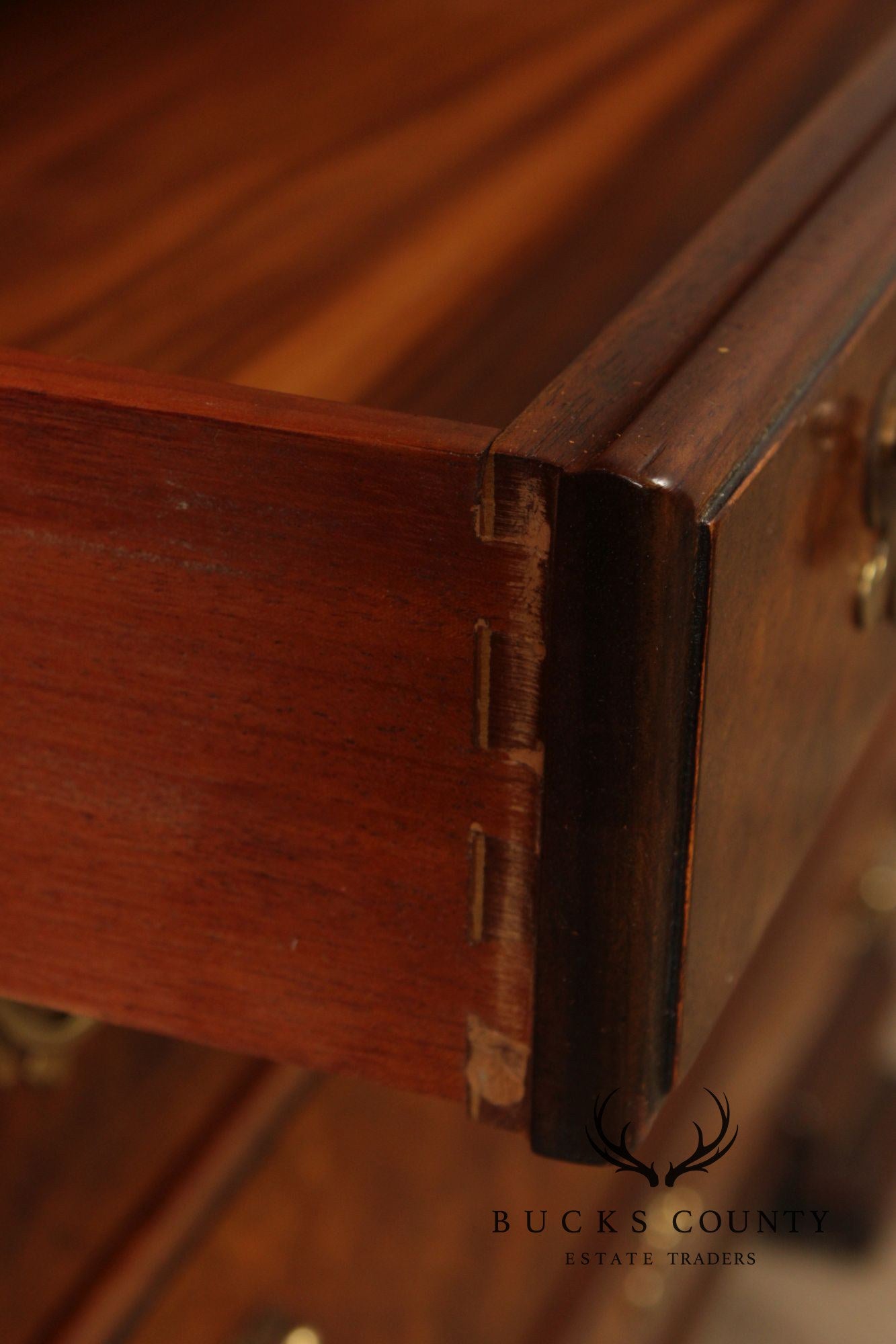 Chippendale Style Burled Walnut Bombe Secretary Desk Bookcase By Heritage Heirloom