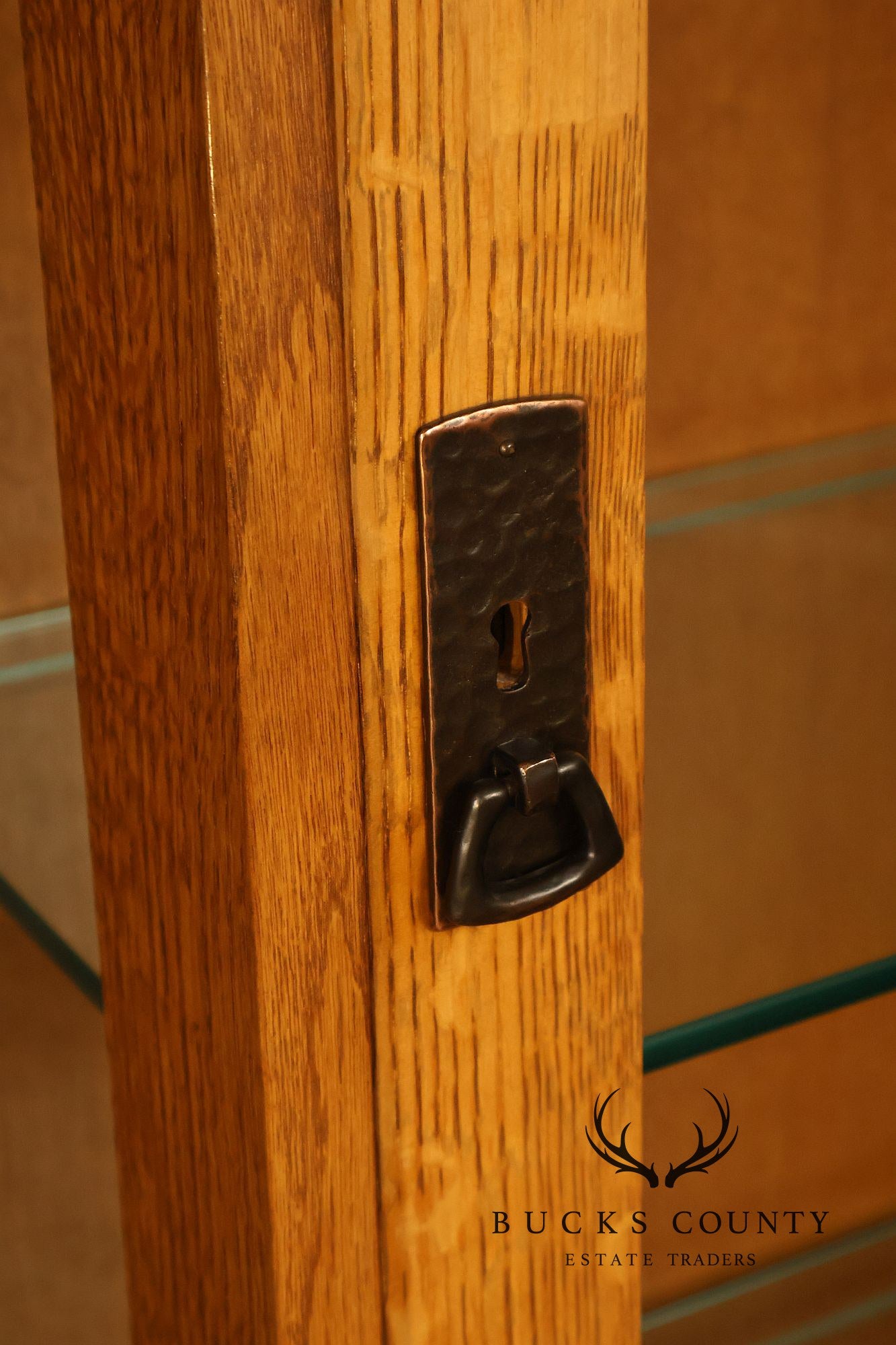 Stickley Mission Collection Oak Display Cabinet