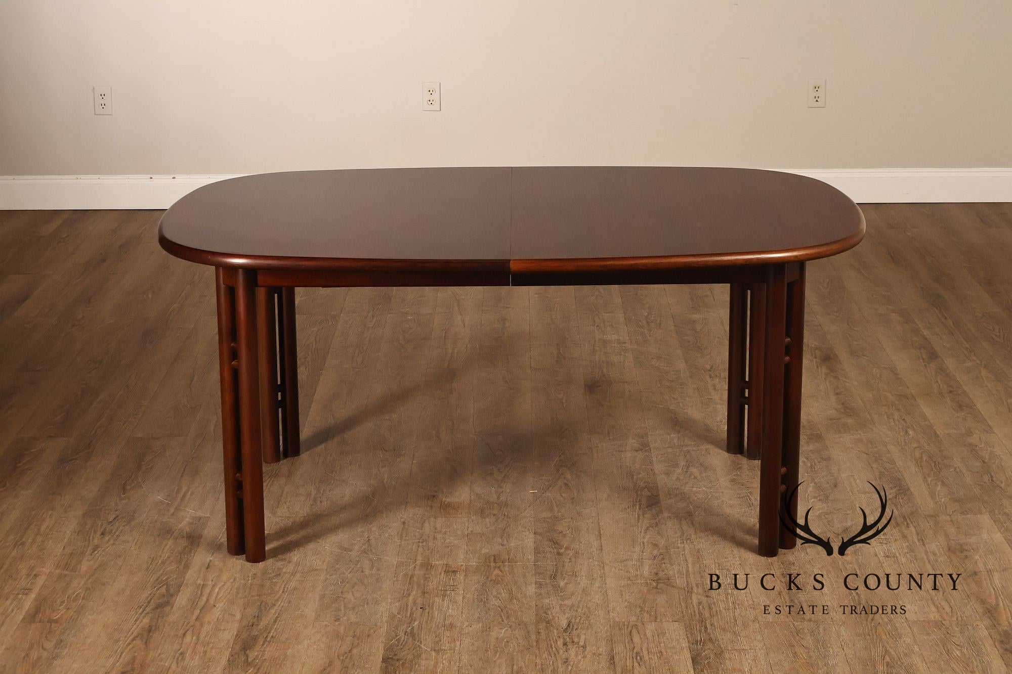 Danish Modern Rosewood Extension Dining Table With Two Leaves By Boltinge