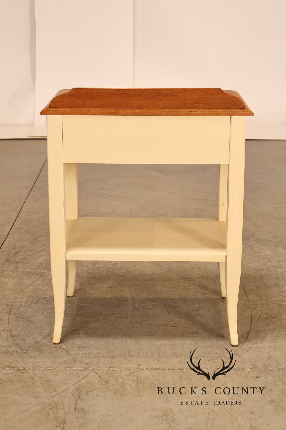 Ethan Allen 'Country Crossings' Pair of Painted Nightstands