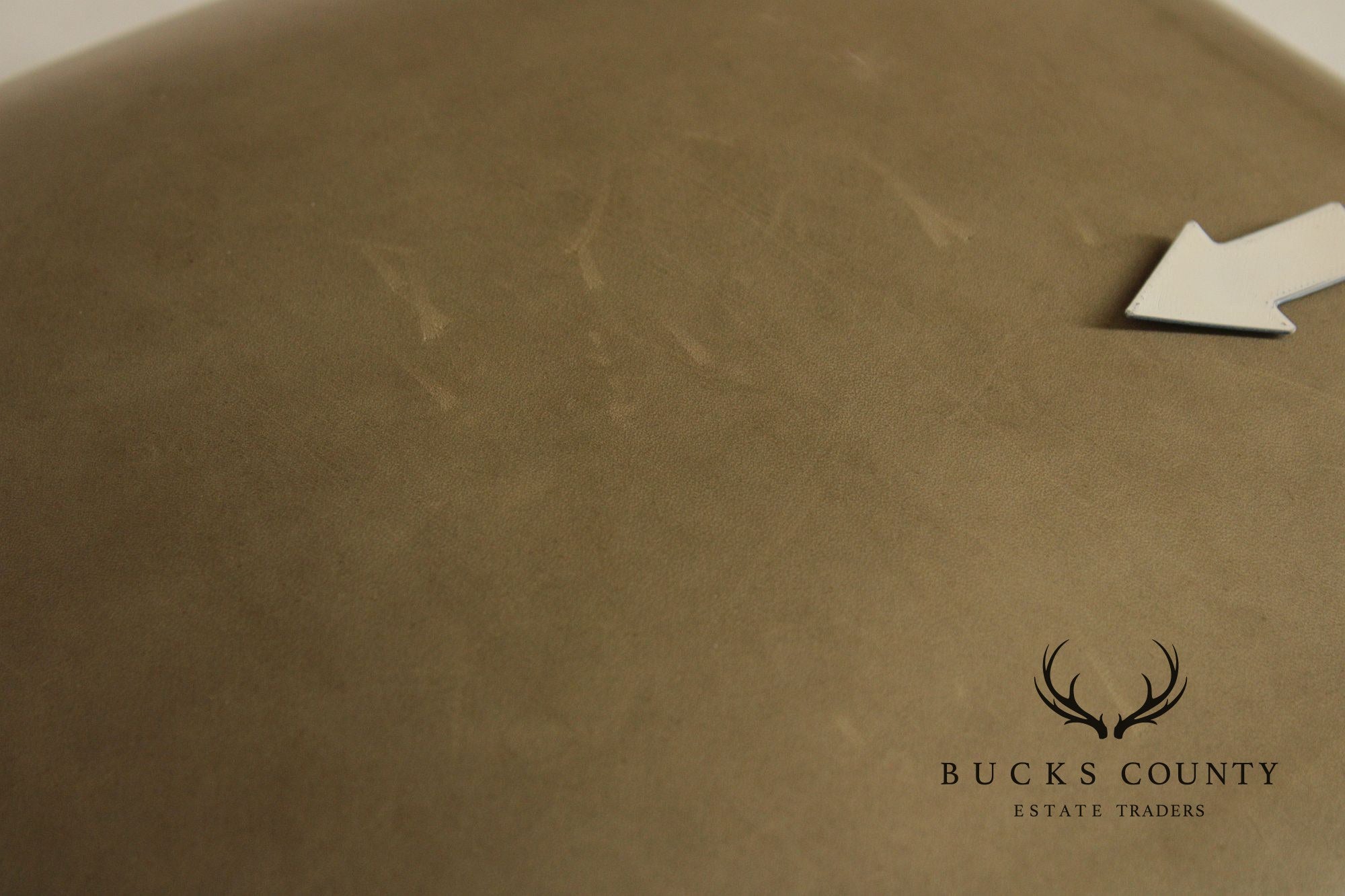 Stickley Mission Collection Oak and Leather Monk Footstool