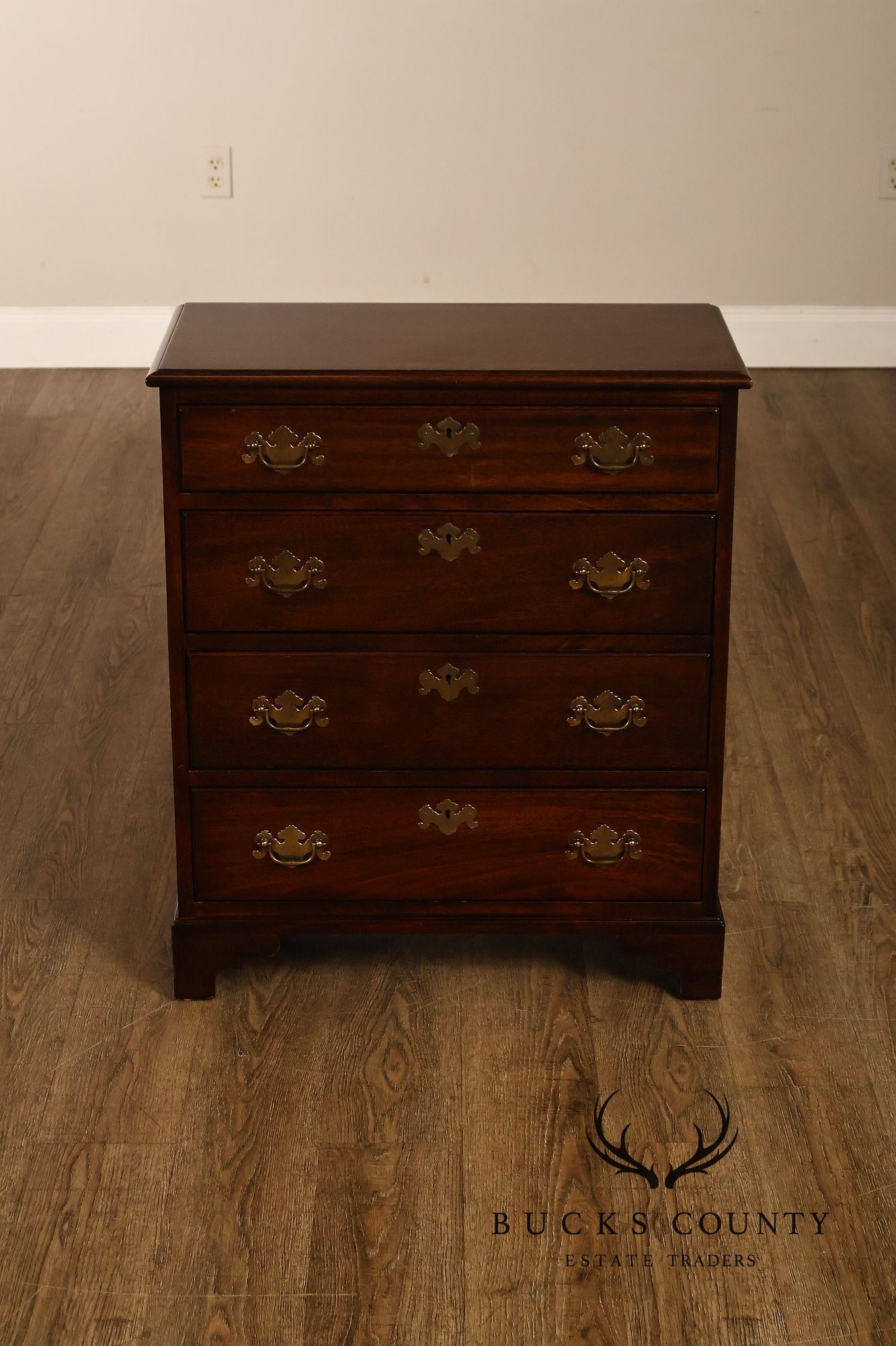 Chippendale Style Mahogany Bedside Chest