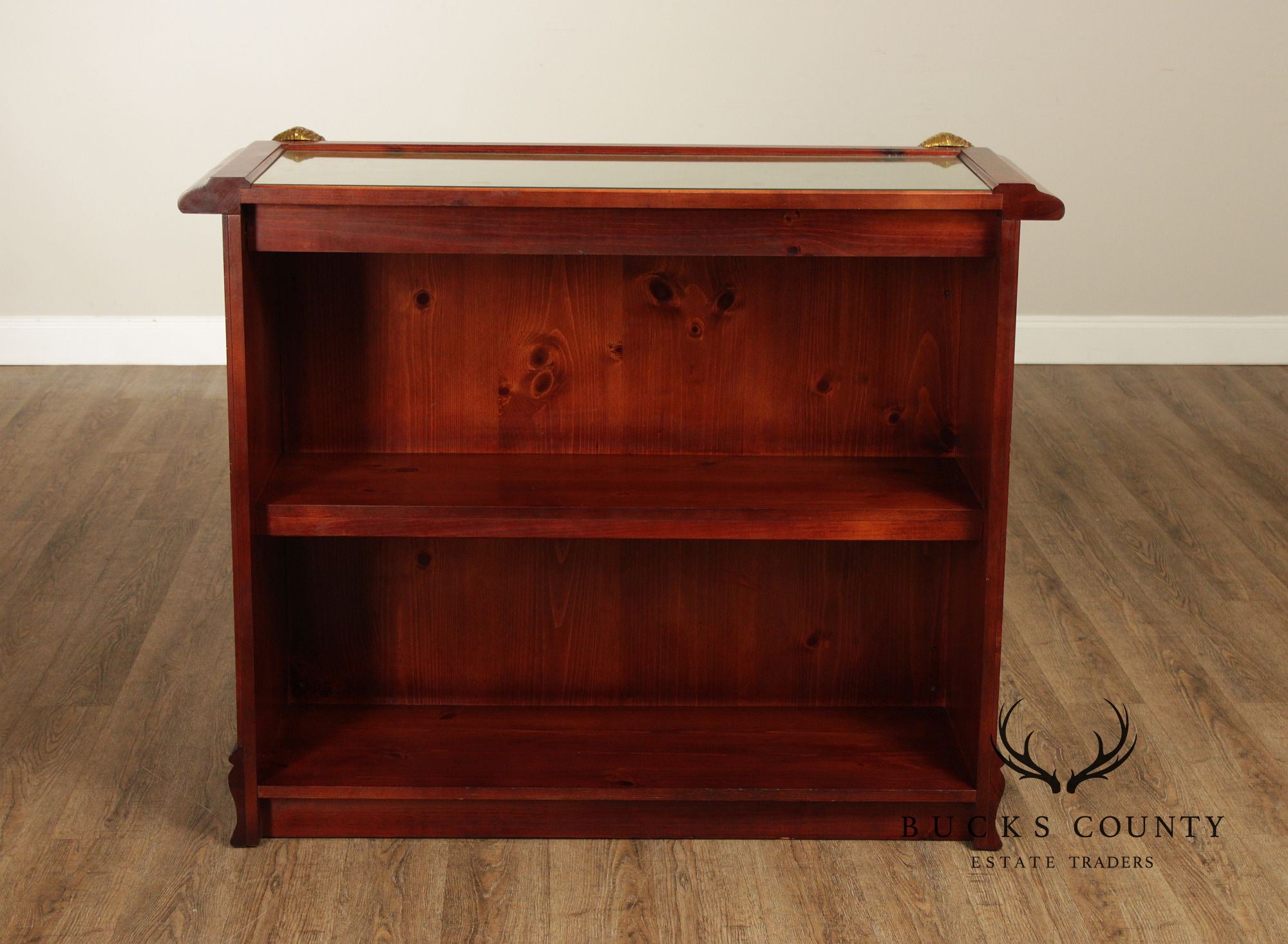 Pulaski Furniture Brass Top Lion Head Bar With Two Stools