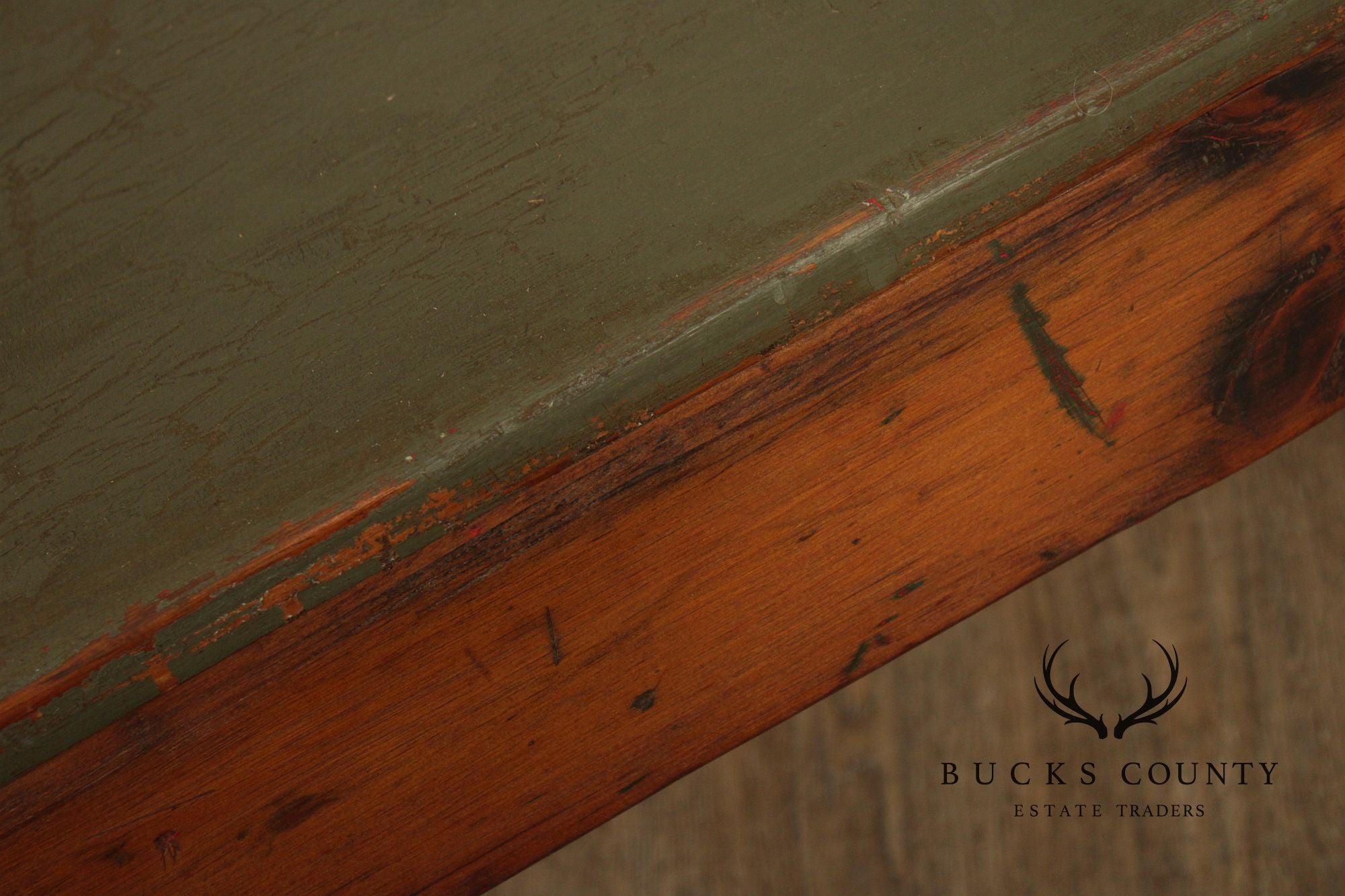 Antique Primitive Pine Bench