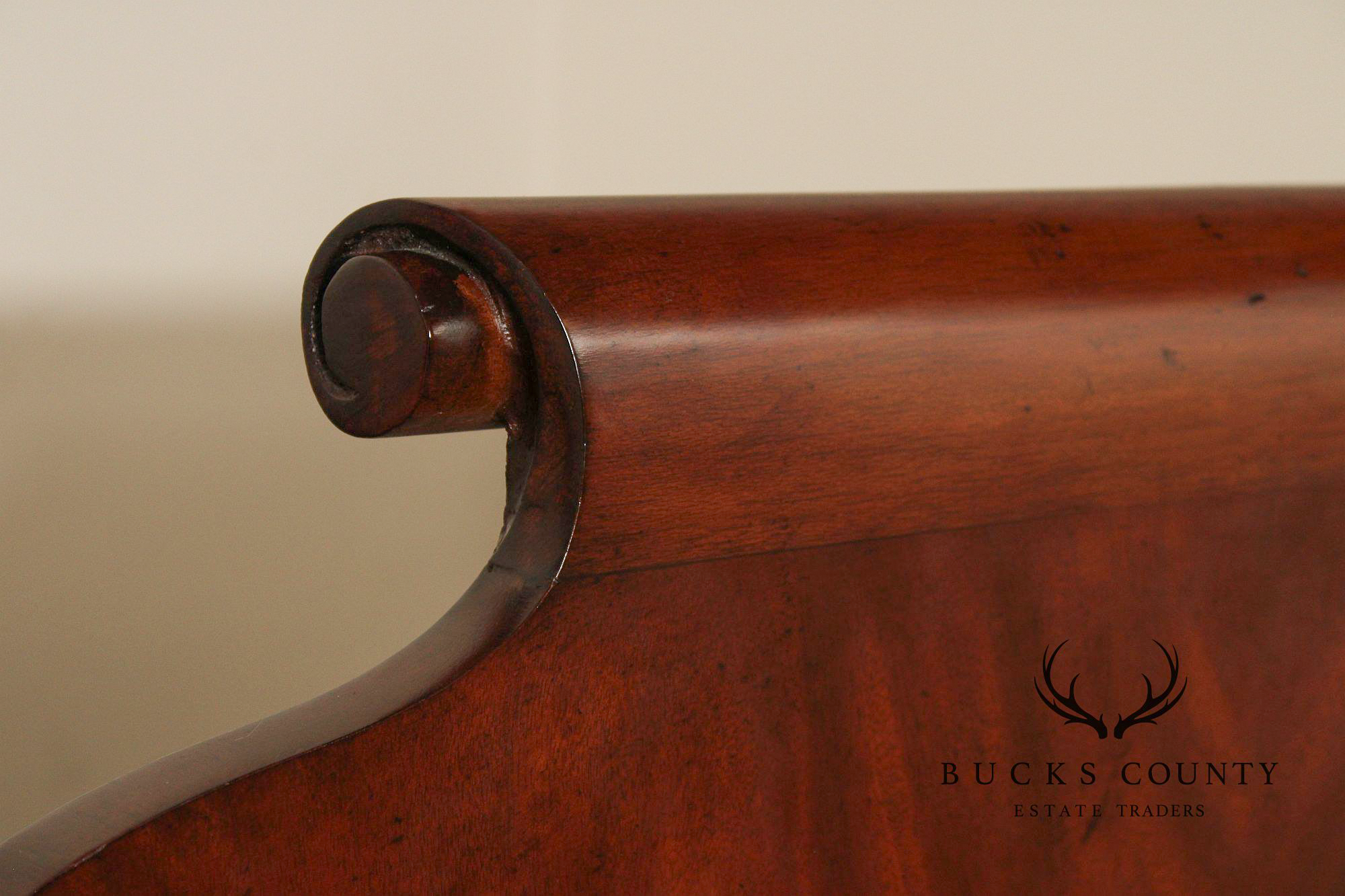 Ethan Allen Federal Style Mahogany King Poster Canopy Bed