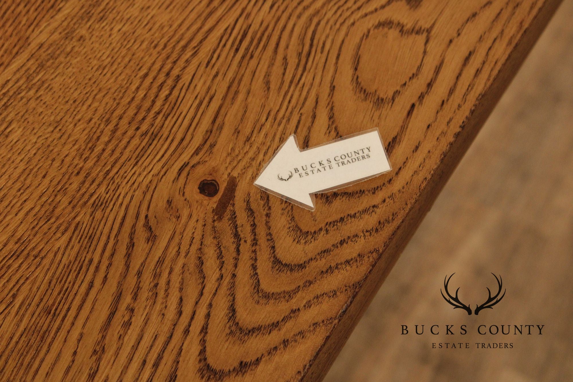 Mission Style 'Edgar' Oak End Table