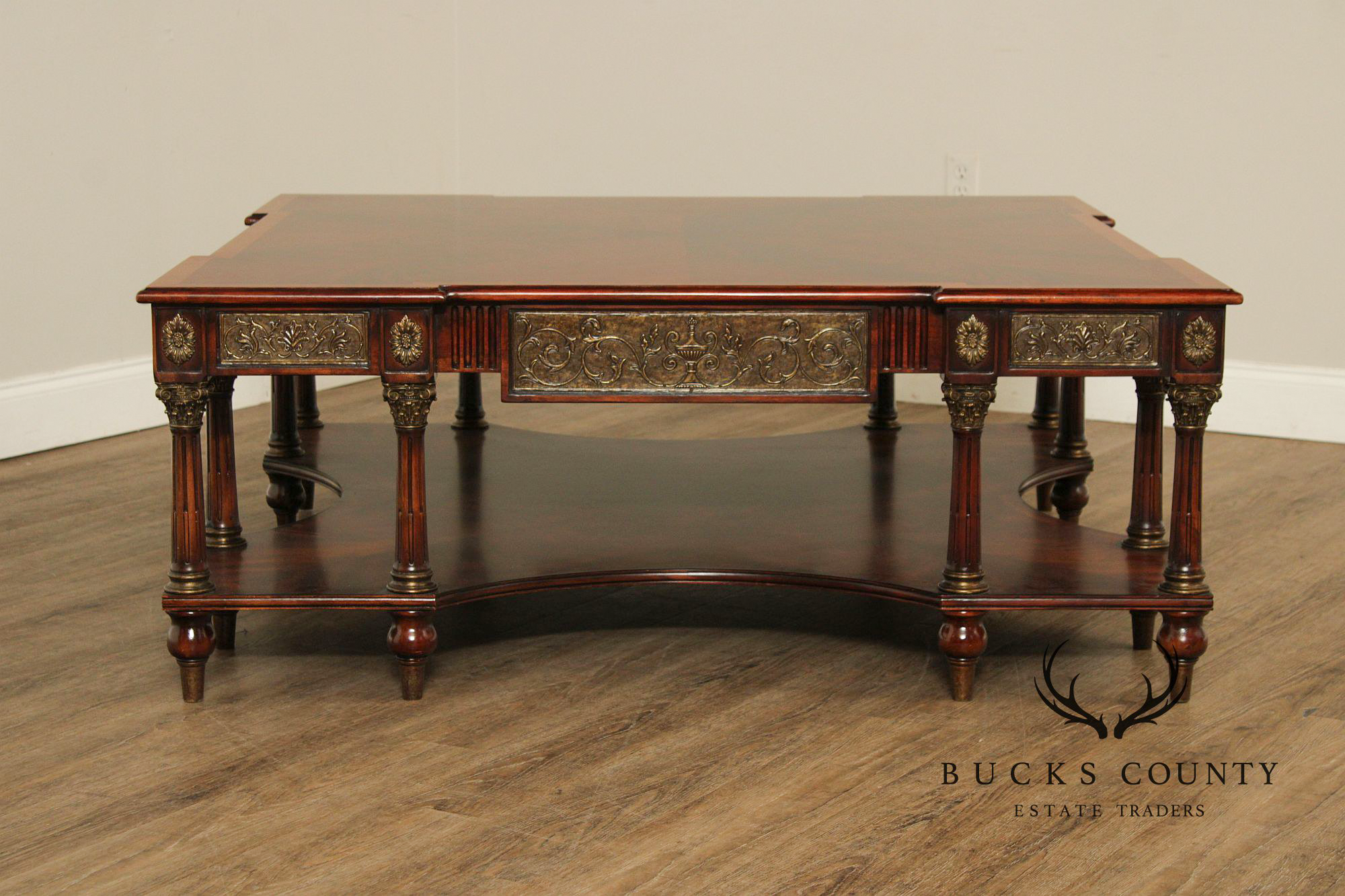 Theodore Alexander 'Classical Gathering' Mahogany Coffee Table