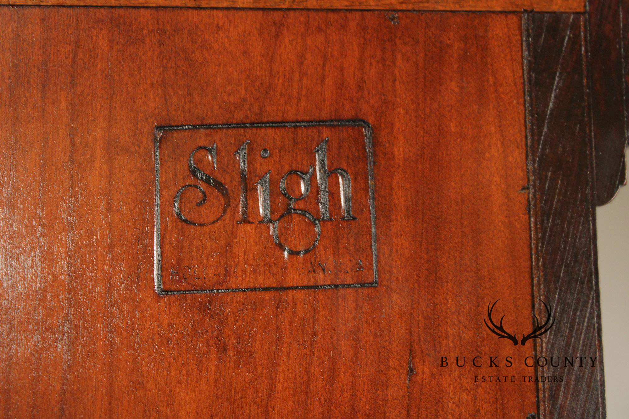 Sligh Georgian Style Mahogany 'Wilton' Grandfather Clock