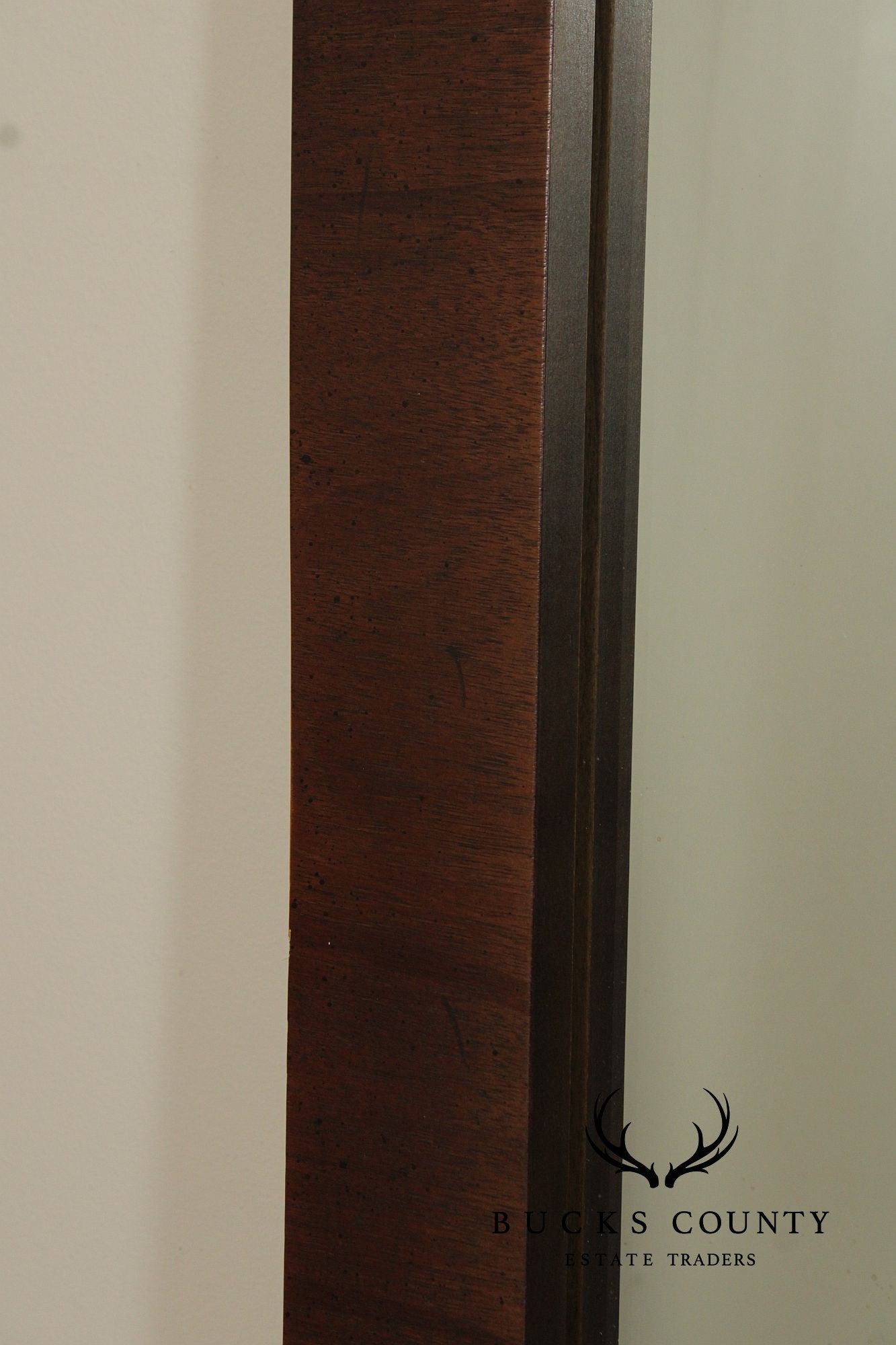 Lane 'Staccato' Brutalist Walnut Wall Mirror
