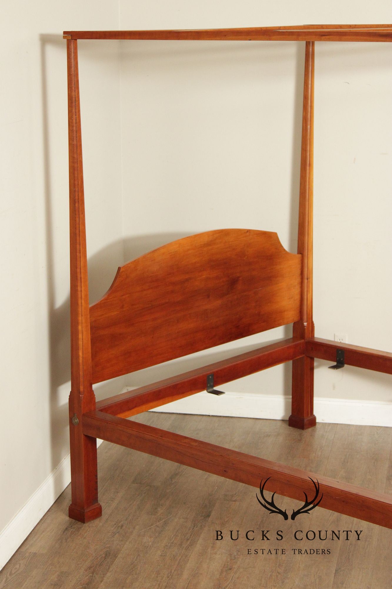 Custom Made American Cherry Four Poster Queen Size Bed