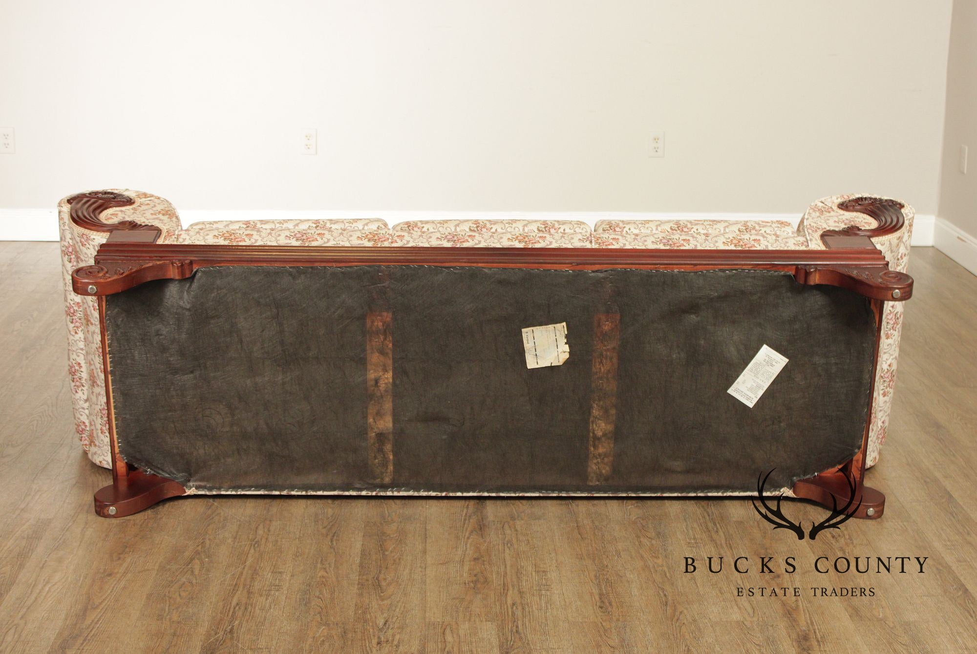 Kimball Victorian Style Carved Mahogany Sofa