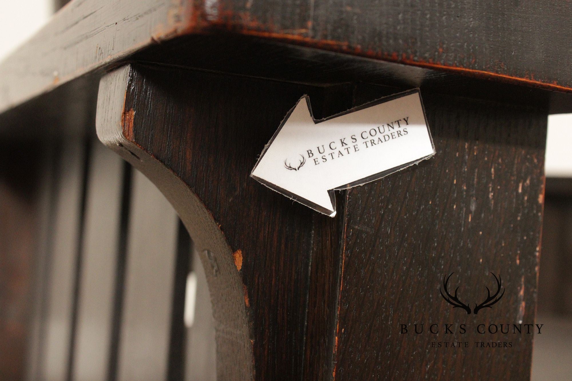 L & JG Stickley Antique Mission Oak and Leather Morris Chair