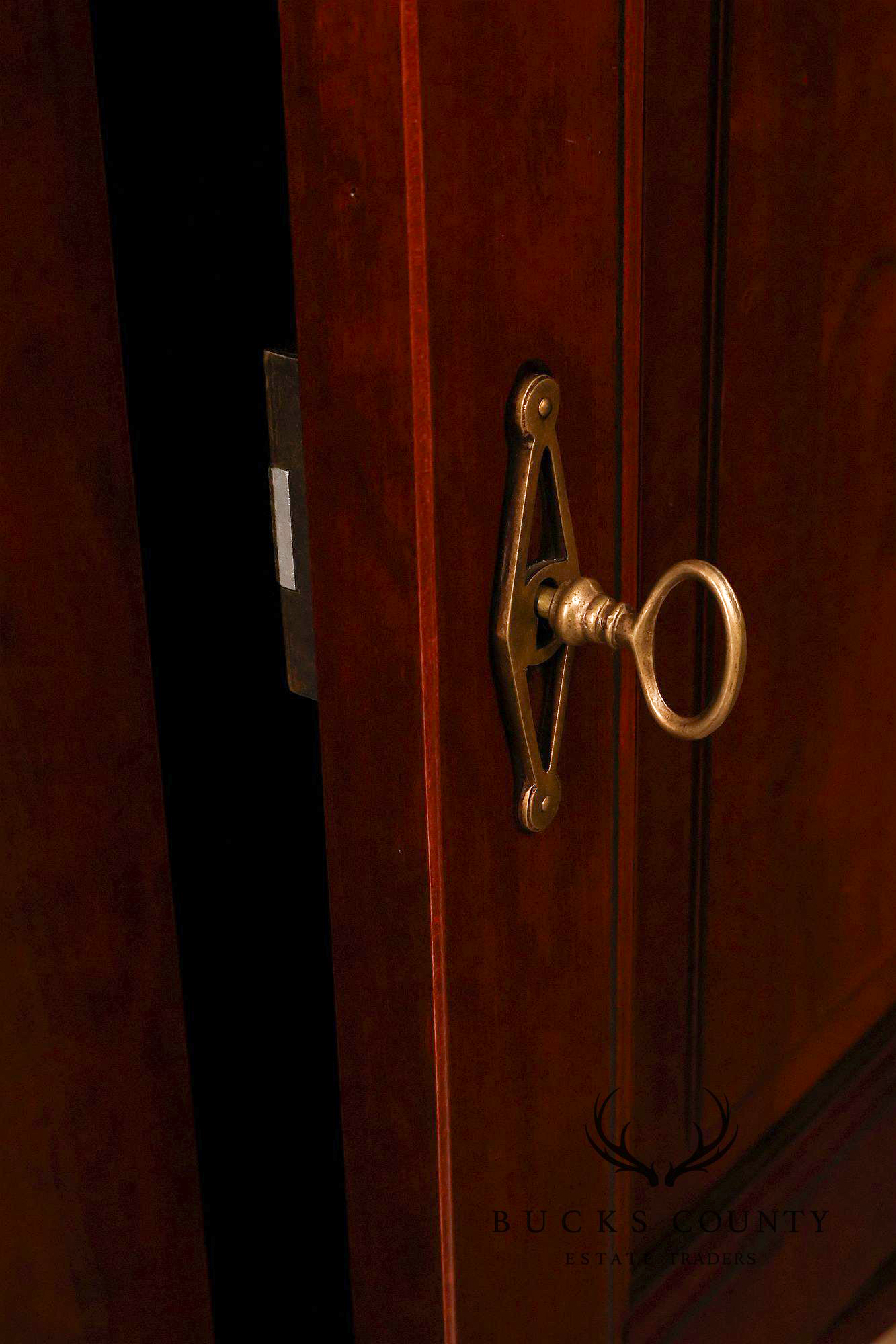 French Directoire Style Cherry Four-Door Sideboard