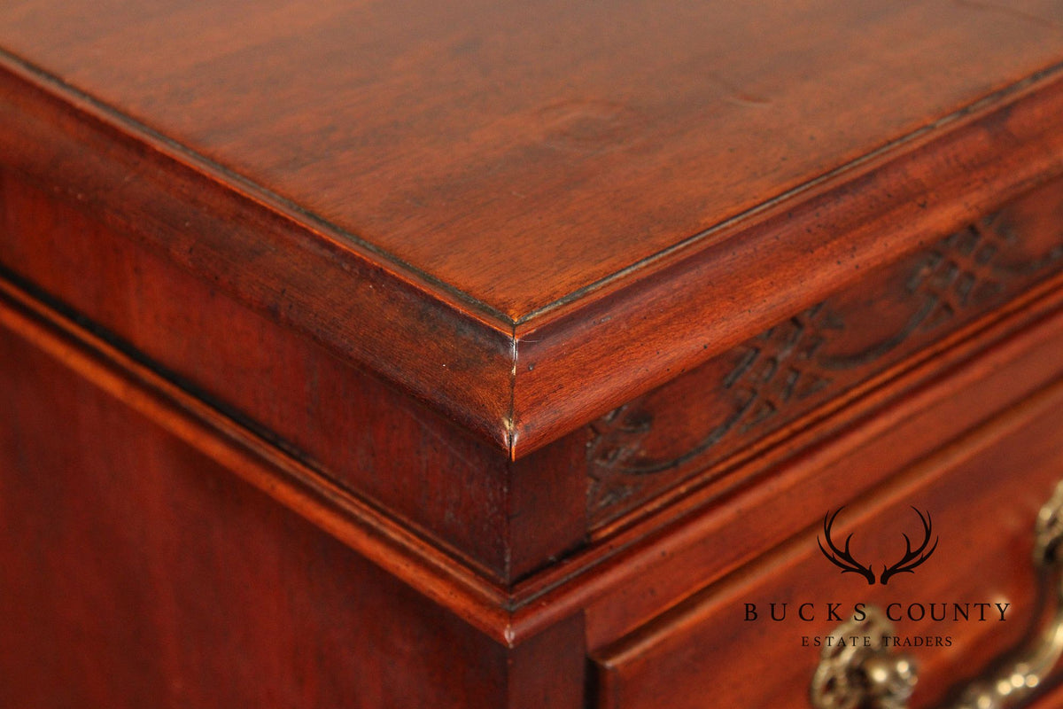 Century Furniture Georgian Style Mahogany Chest on Chest