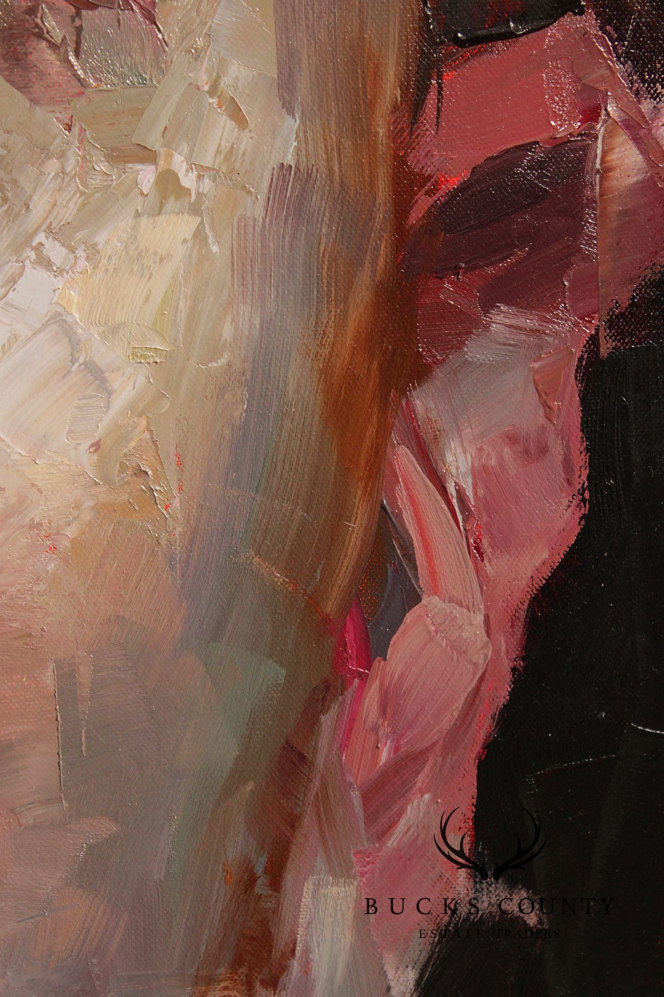 Aron Belka Oil on Canvas, 'Self Portrait'