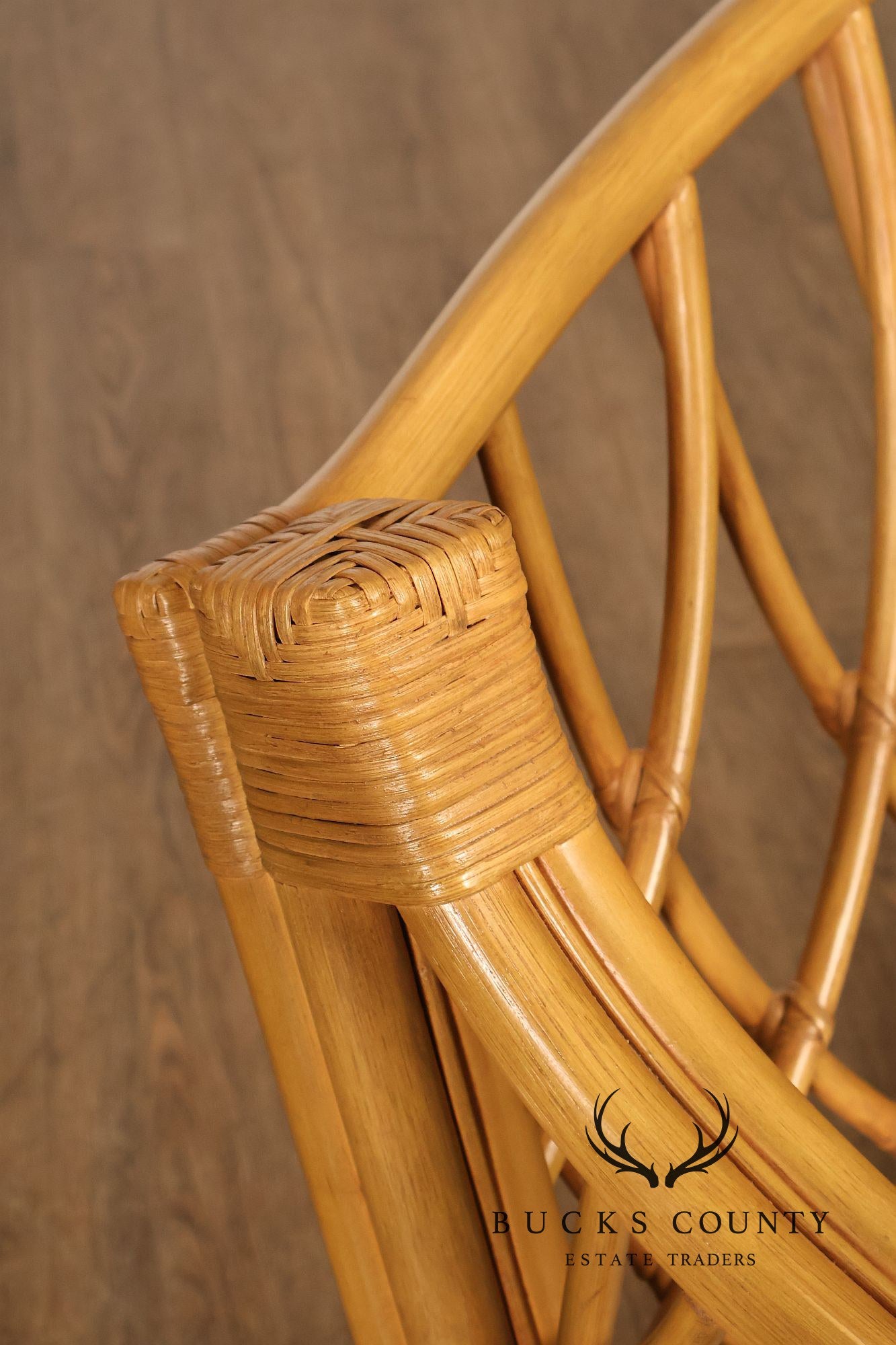 TradeWinds Rattan Sofa With Upholstered Cushions