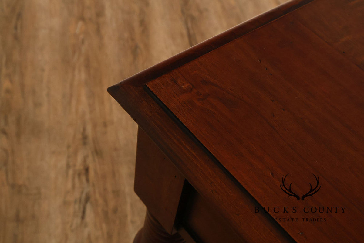 Ethan Allen British Classics Maple And Birch One Drawer End Table
