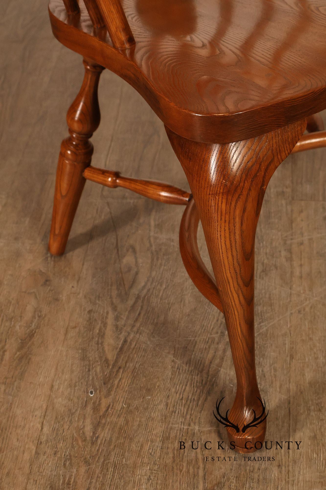 Nichols & Stone Set Of Four Windsor Dining Chairs