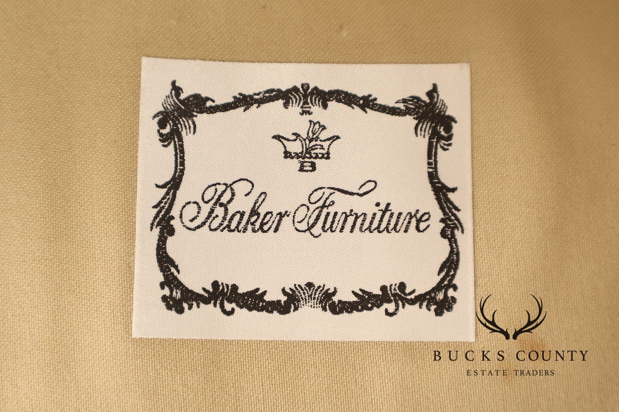 Baker Furniture Company French Louis XVI Style Bergere Chair