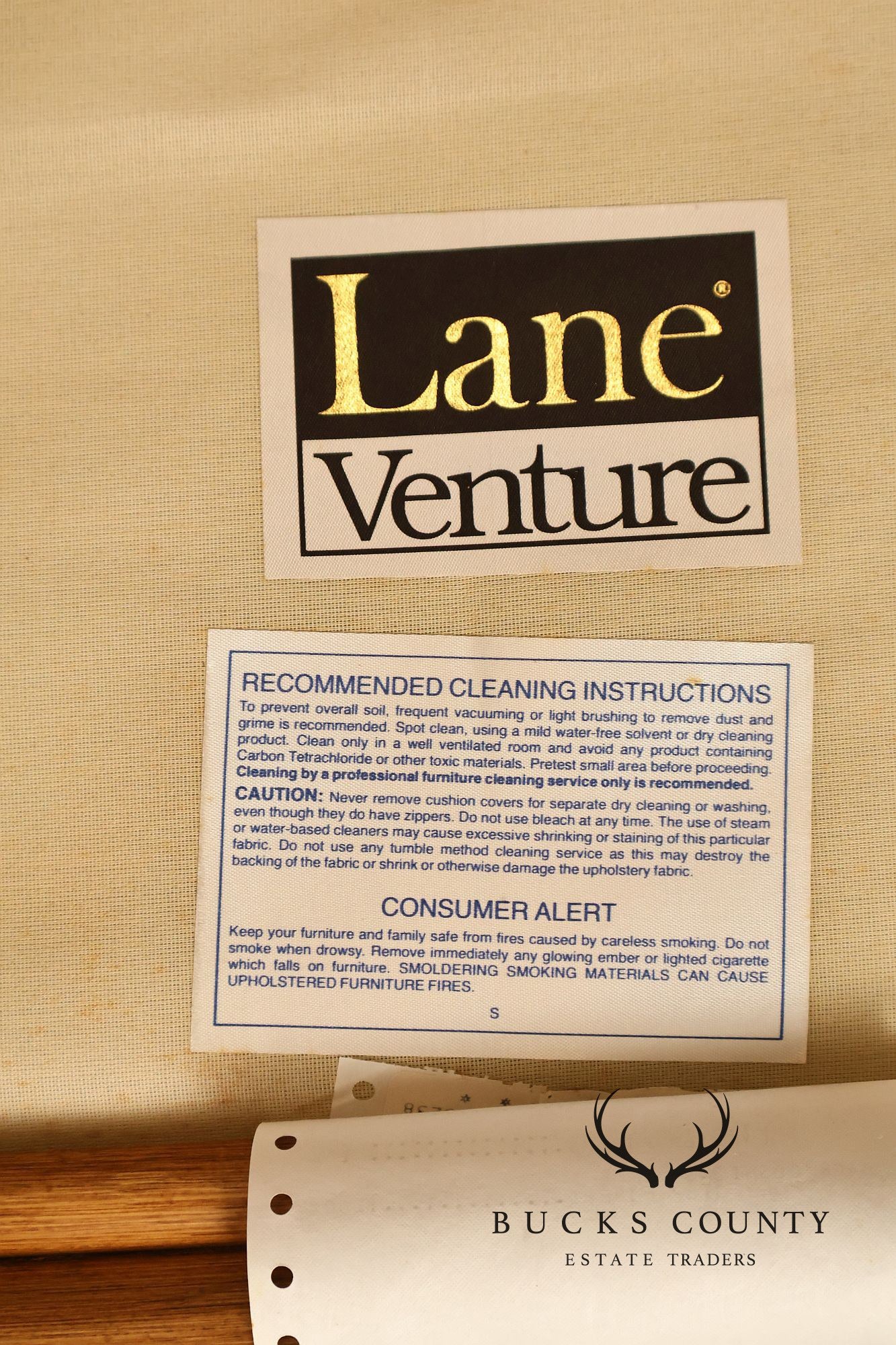 Lane Venture Wicker Lounge Chair With Tropical Upholstery