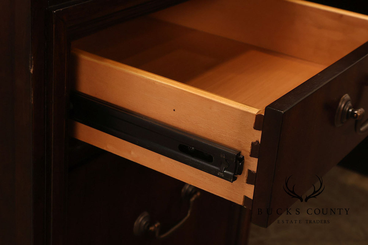 Bassett Traditional Executive Double Pedestal Desk