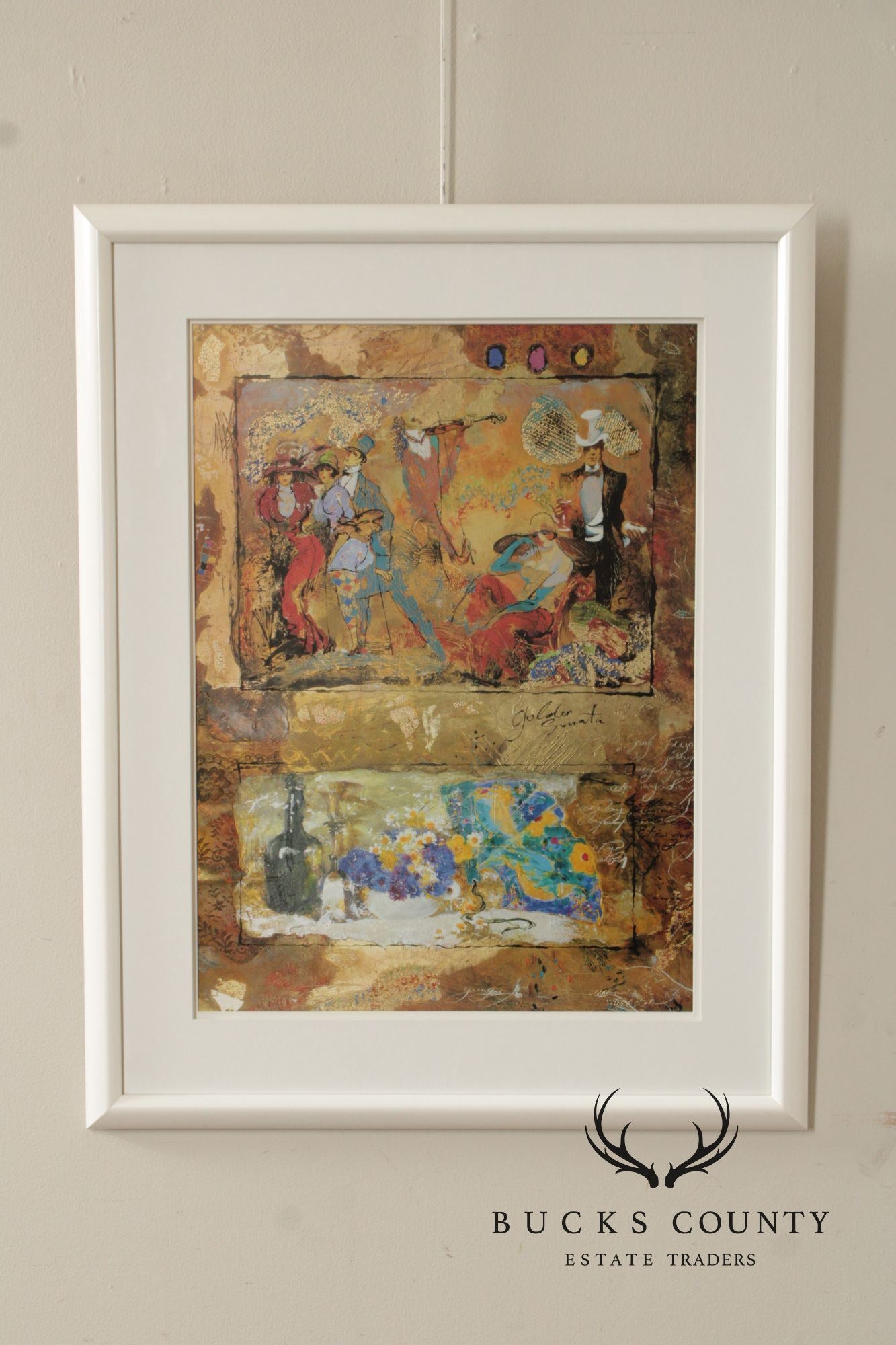 Alexander Wissotzky Framed Print, 'Golden Sonata'