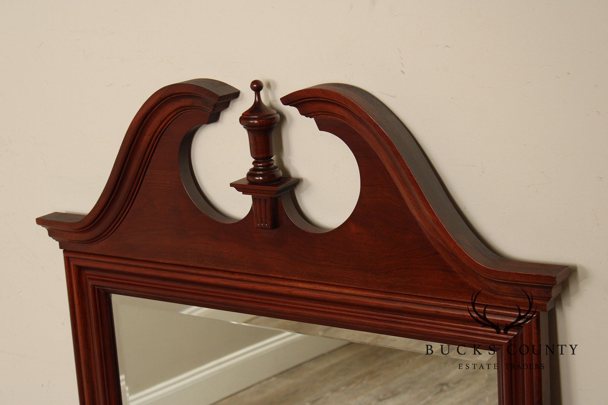 Chippendale Style Cherry Wall Mirror