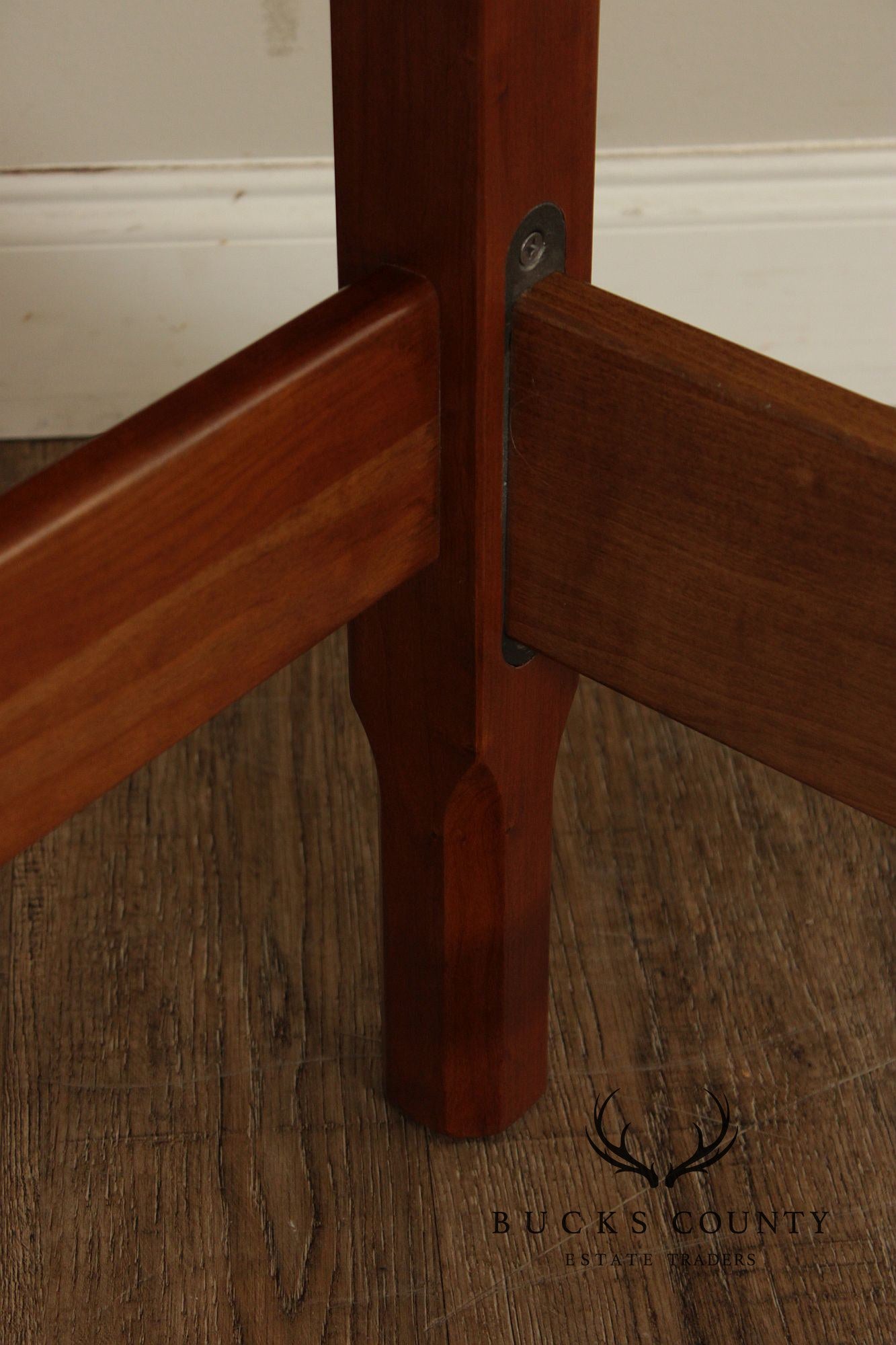 Stickley Traditional Cherry Twin Size Pair Of Poster Beds