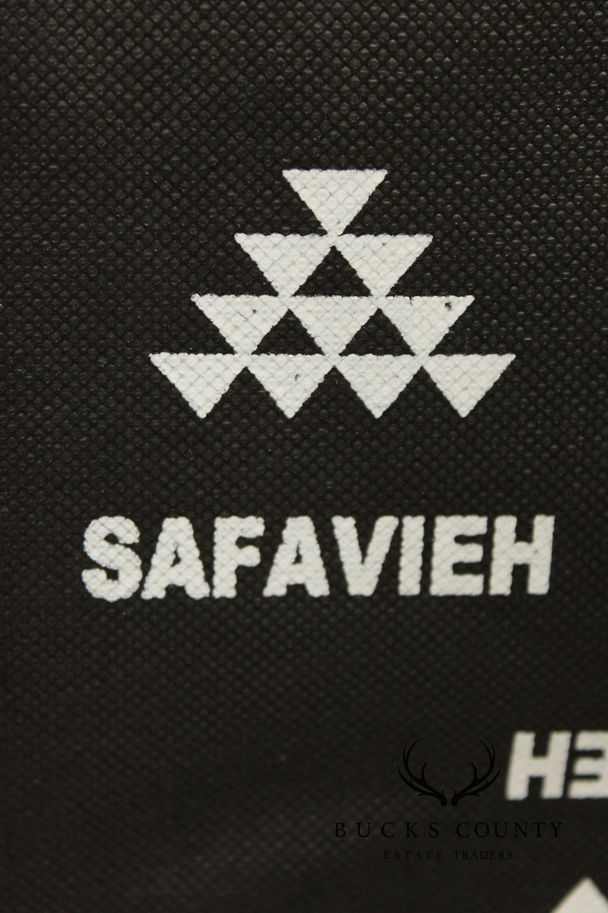 Pair Of Safavieh Tufted Brown Leather Benches