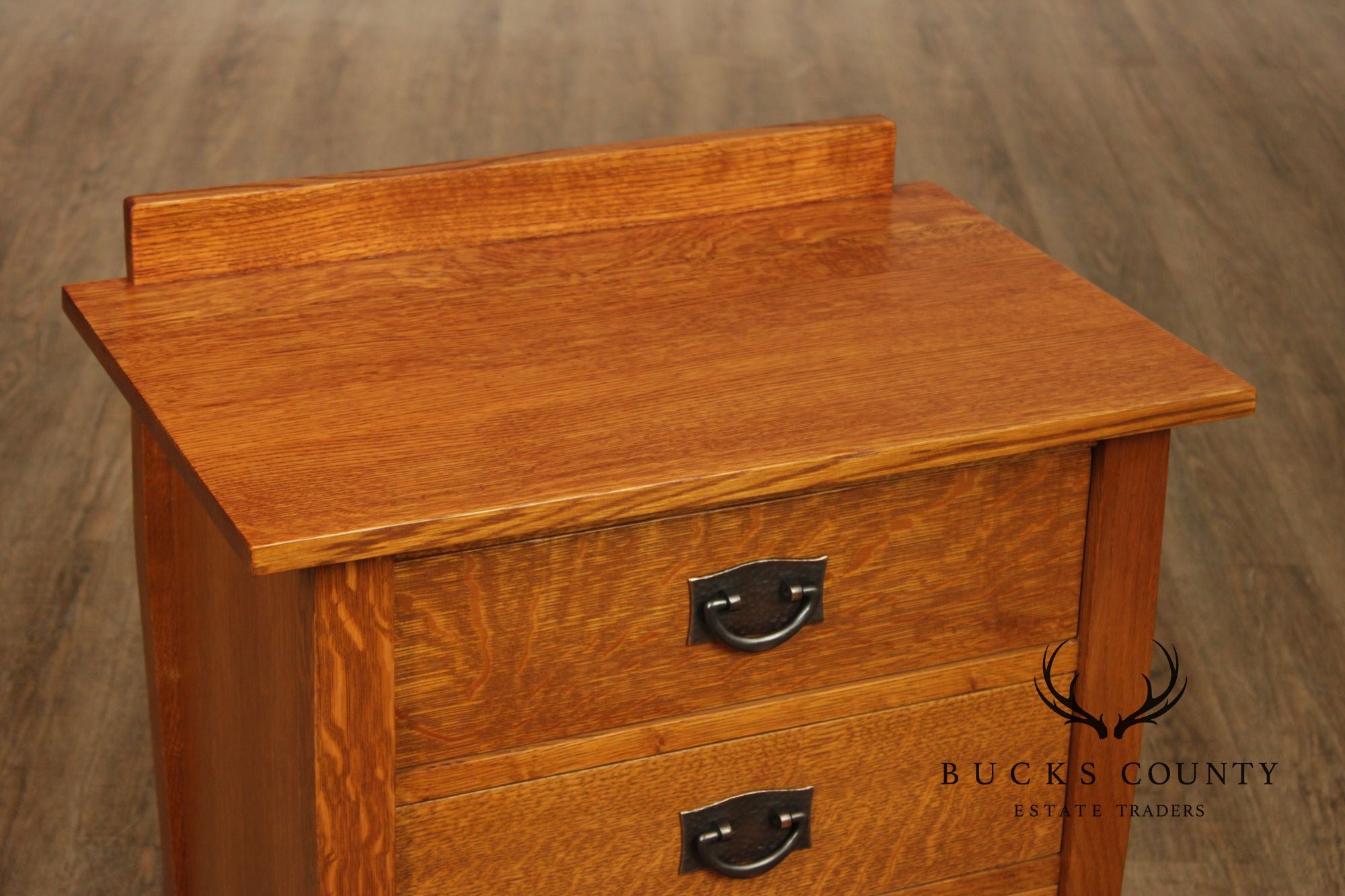 Stickley Mission Collection Harvey Ellis Oak Three Drawer Nightstand