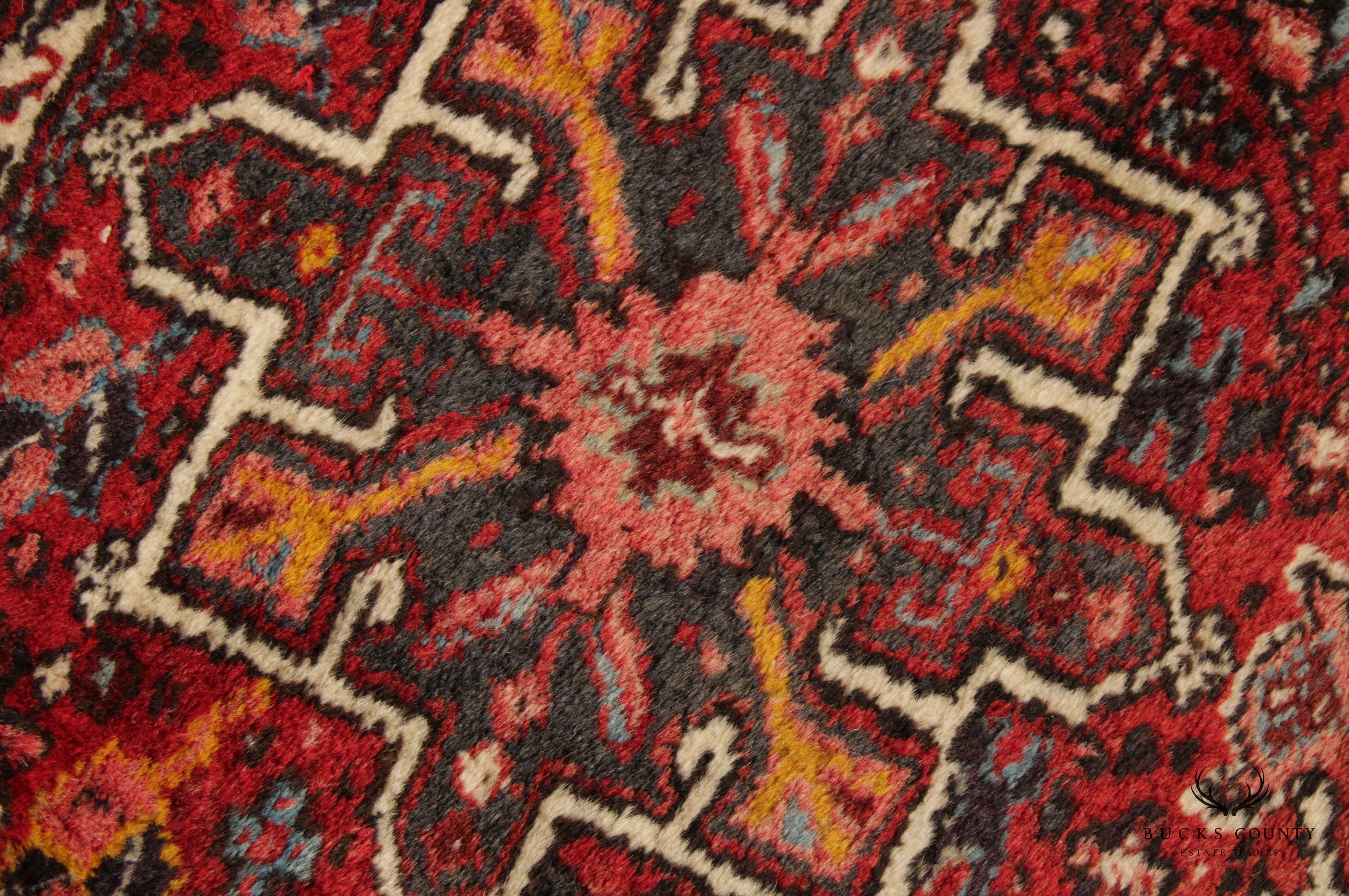 Vintage Afghan Kazak Area Rug, 4' x 2.5'